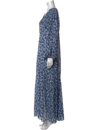 DÔEN Floral Print Long Dress