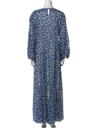 DÔEN Floral Print Long Dress