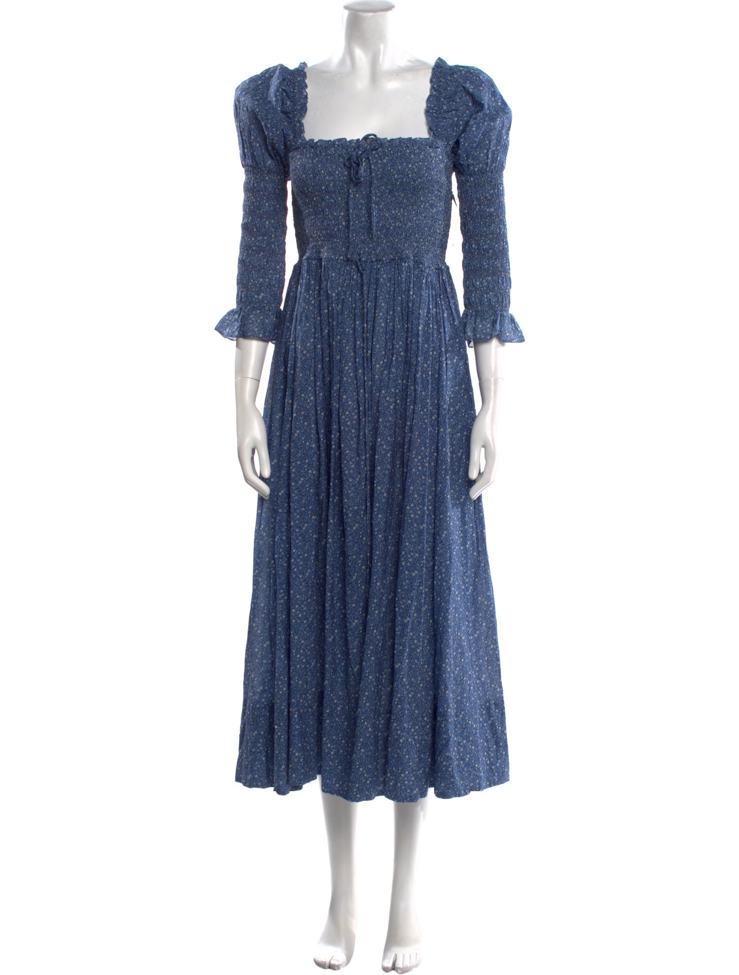 DÔEN Floral Print Long Dress w/ Tags