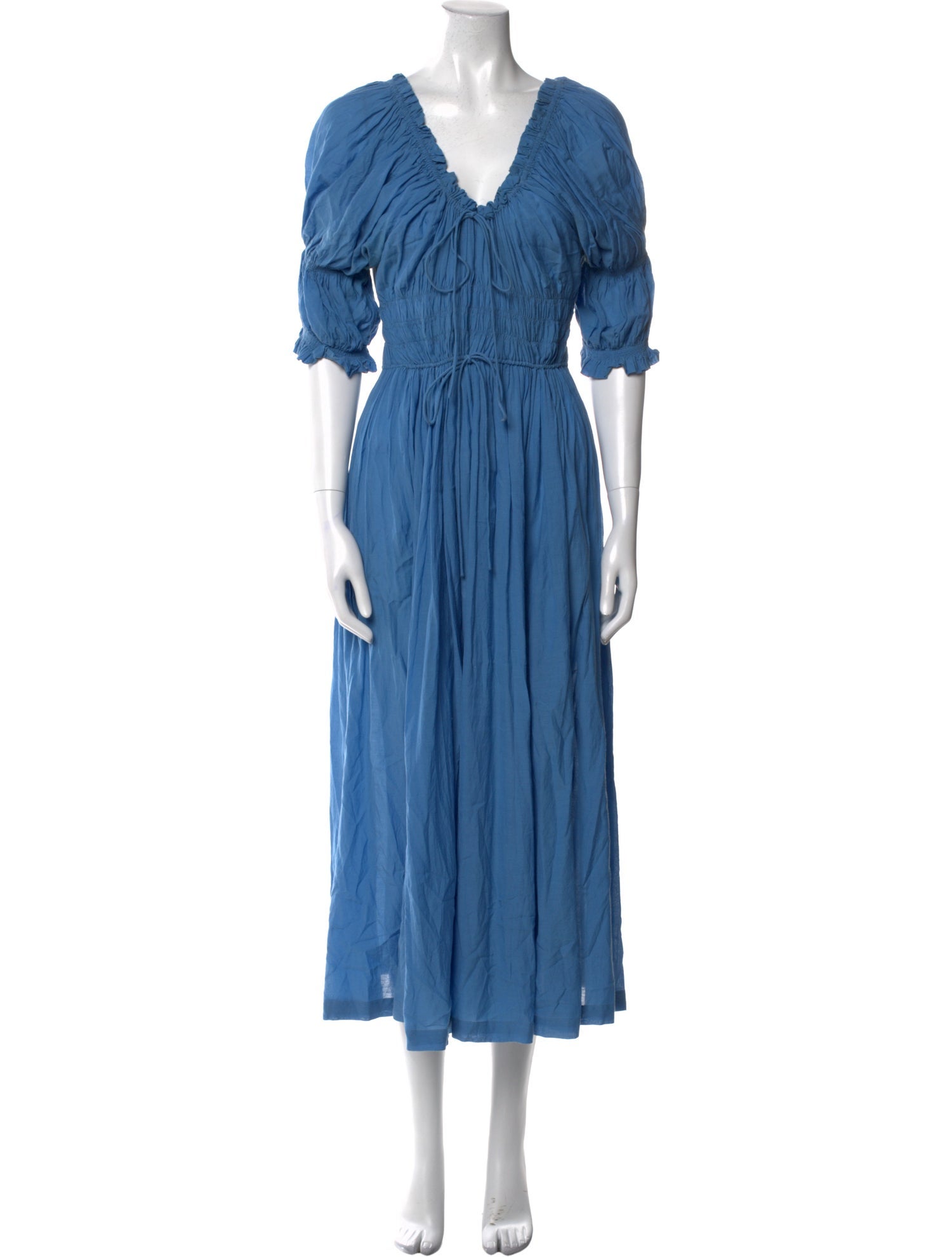 DÔEN V-Neck Long Dress