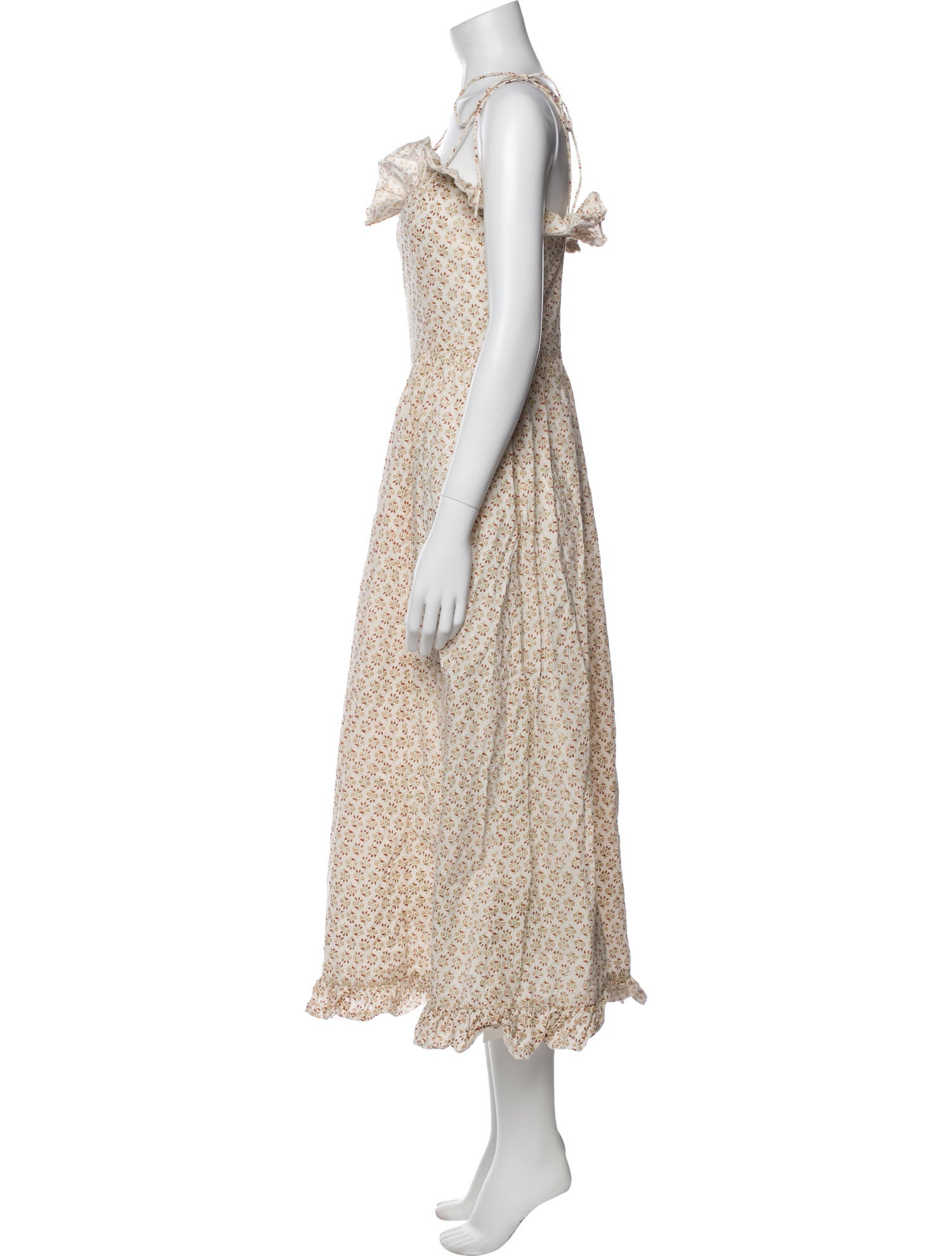 DÔEN Floral Print Long Dress