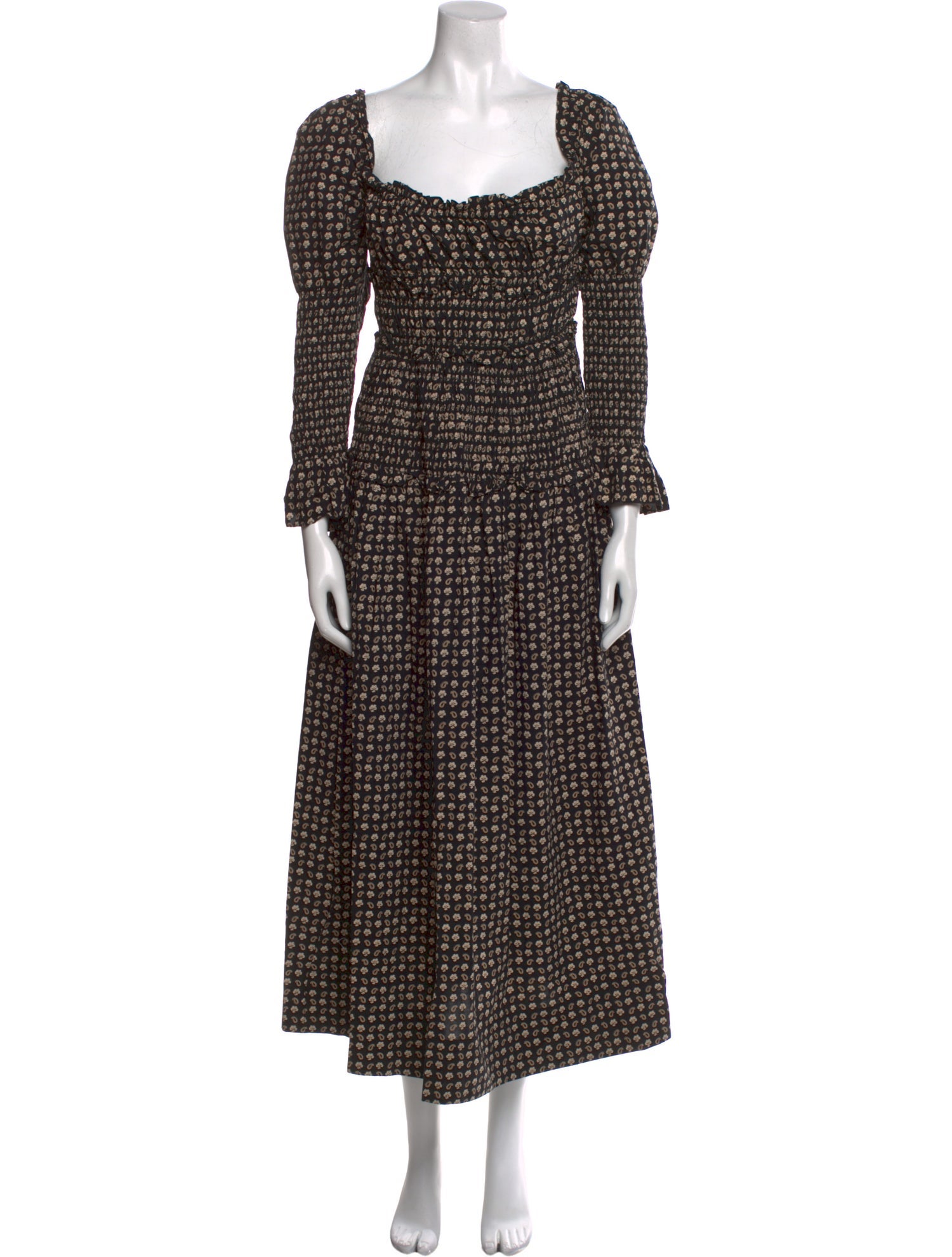 DÔEN Floral Print Long Dress