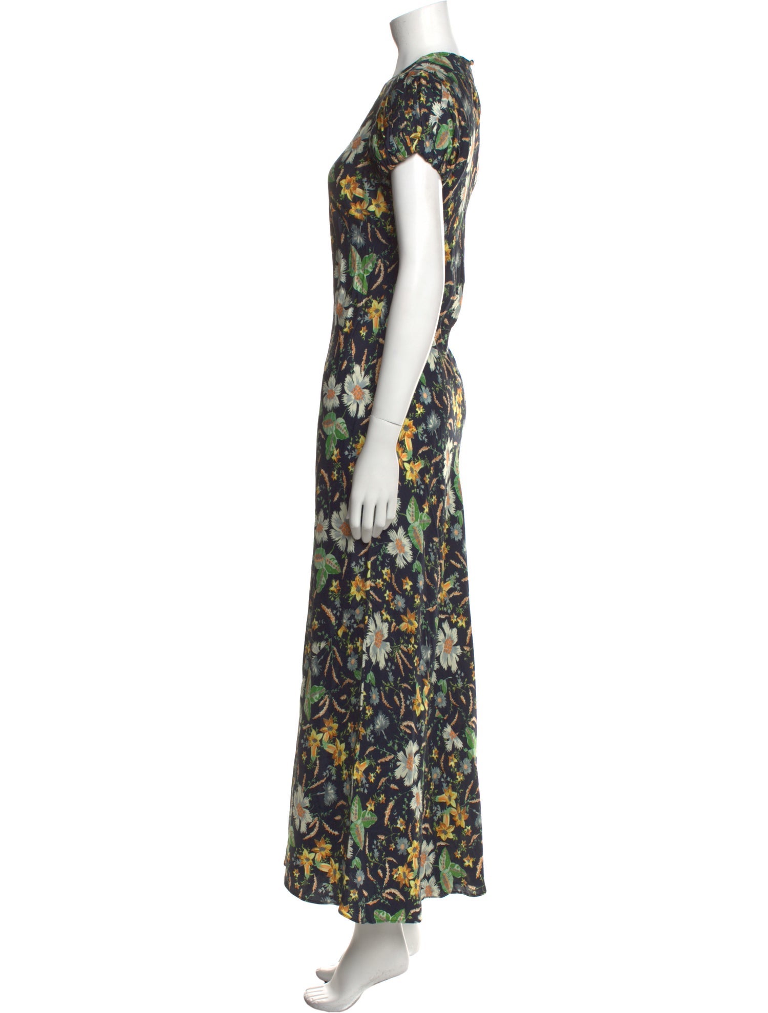 DÔEN Floral Print Long Dress