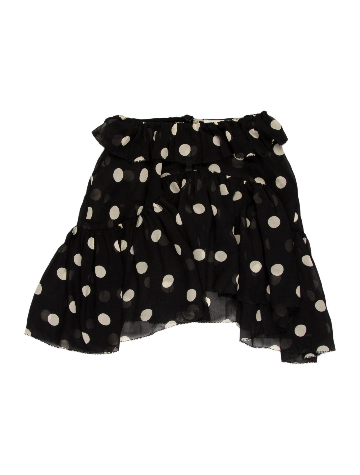 DÔEN Polka Dot Print Mini Skirt