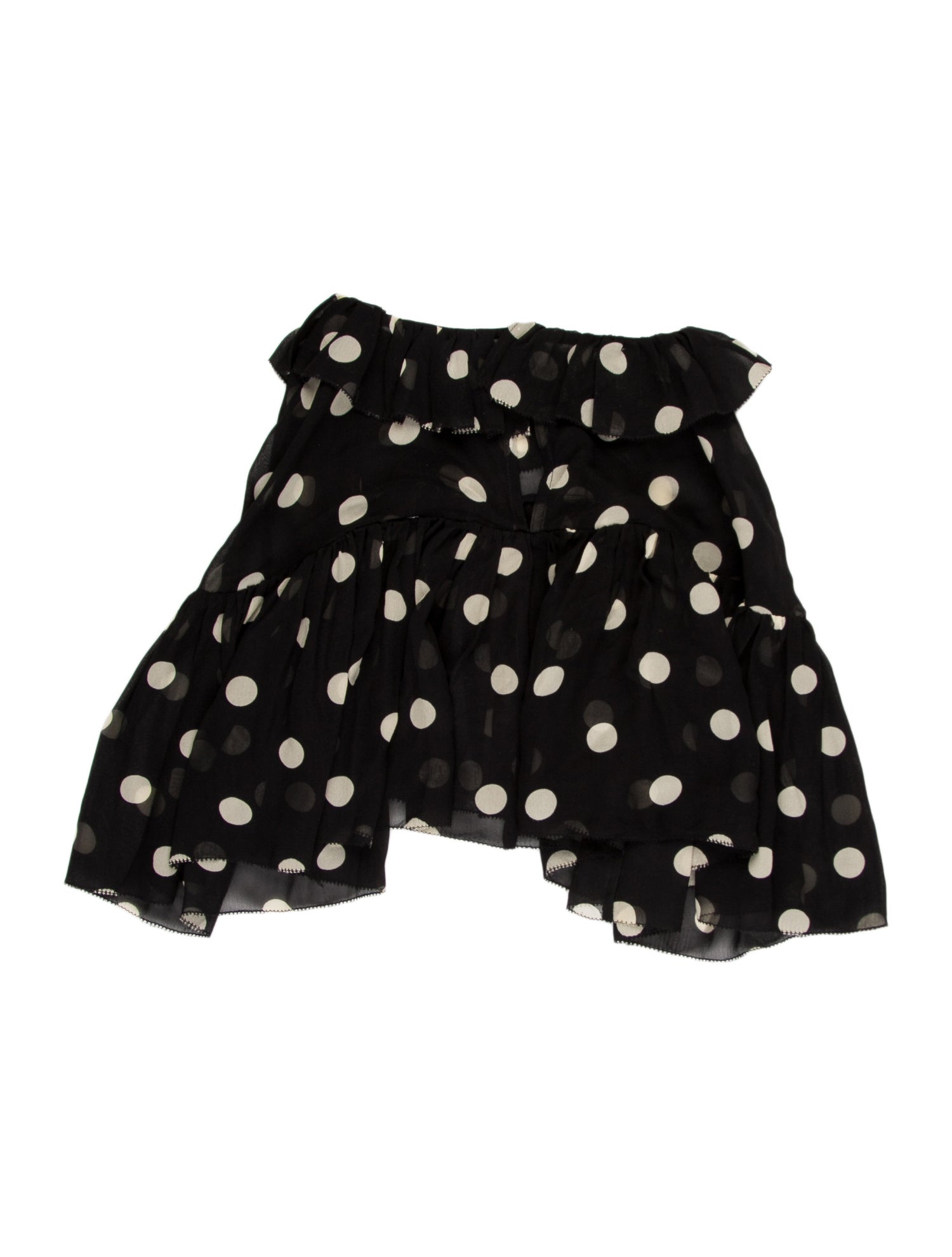 DÔEN Polka Dot Print Mini Skirt