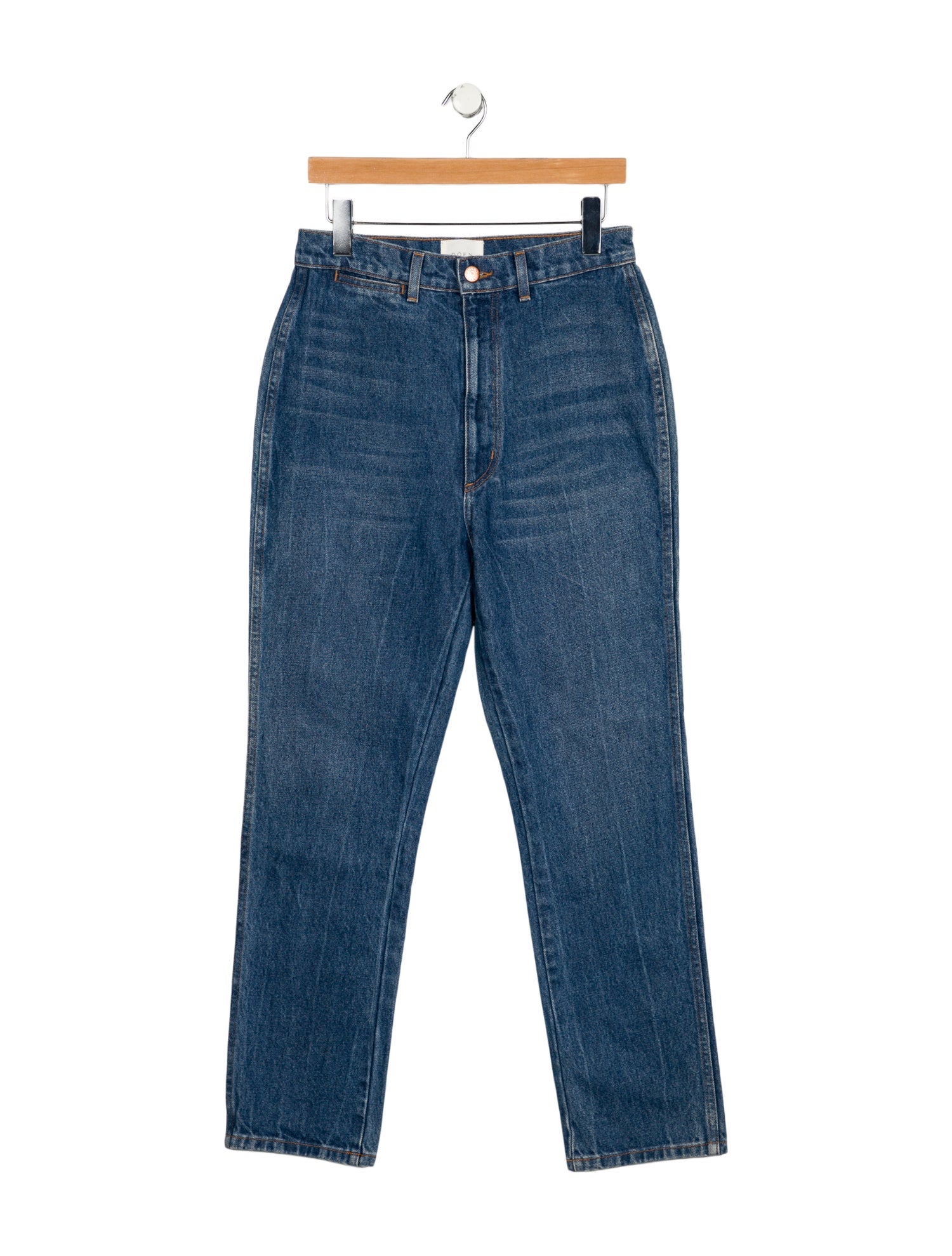 DÔEN High-Rise Straight Leg Jeans