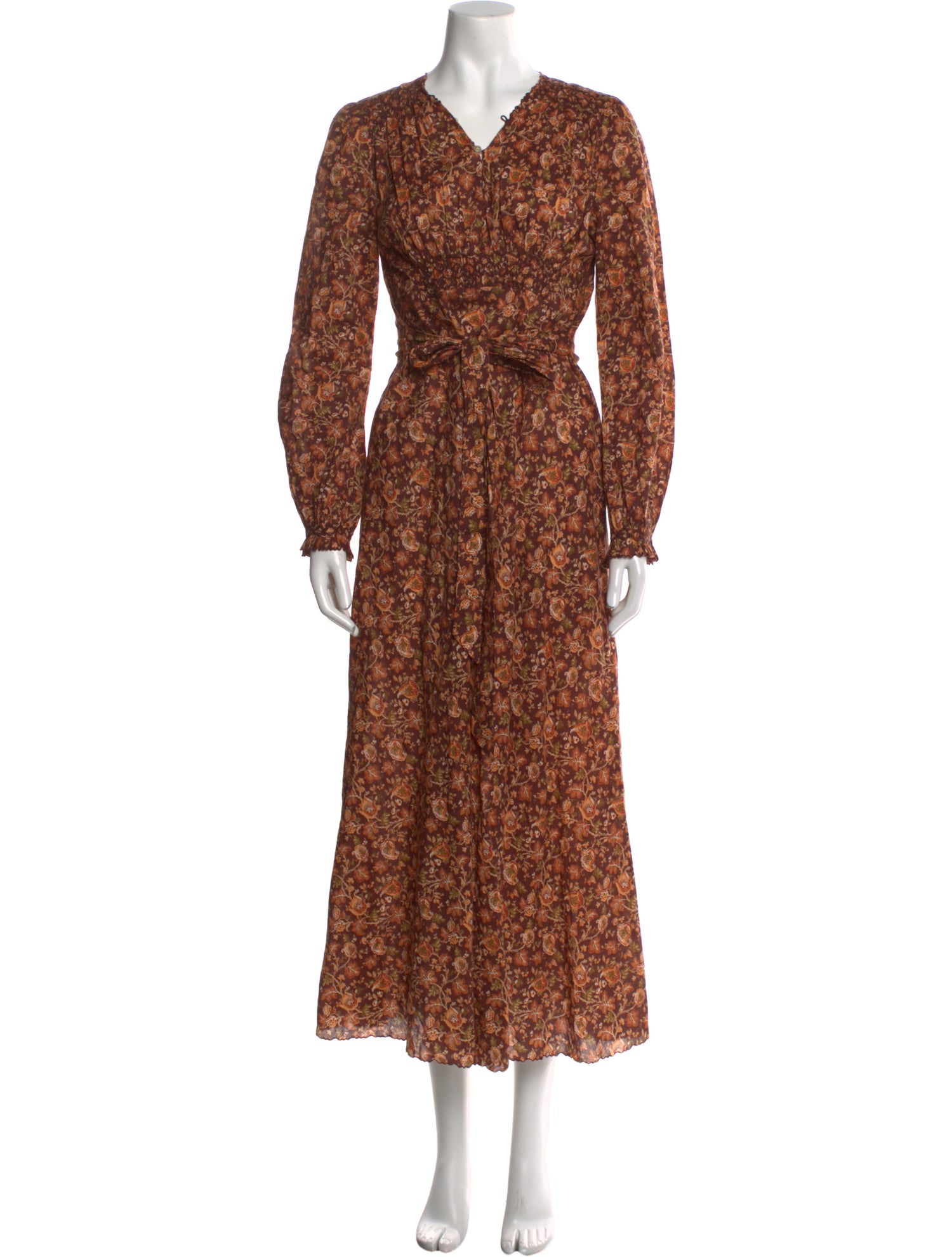 DÔEN Floral Print Long Dress