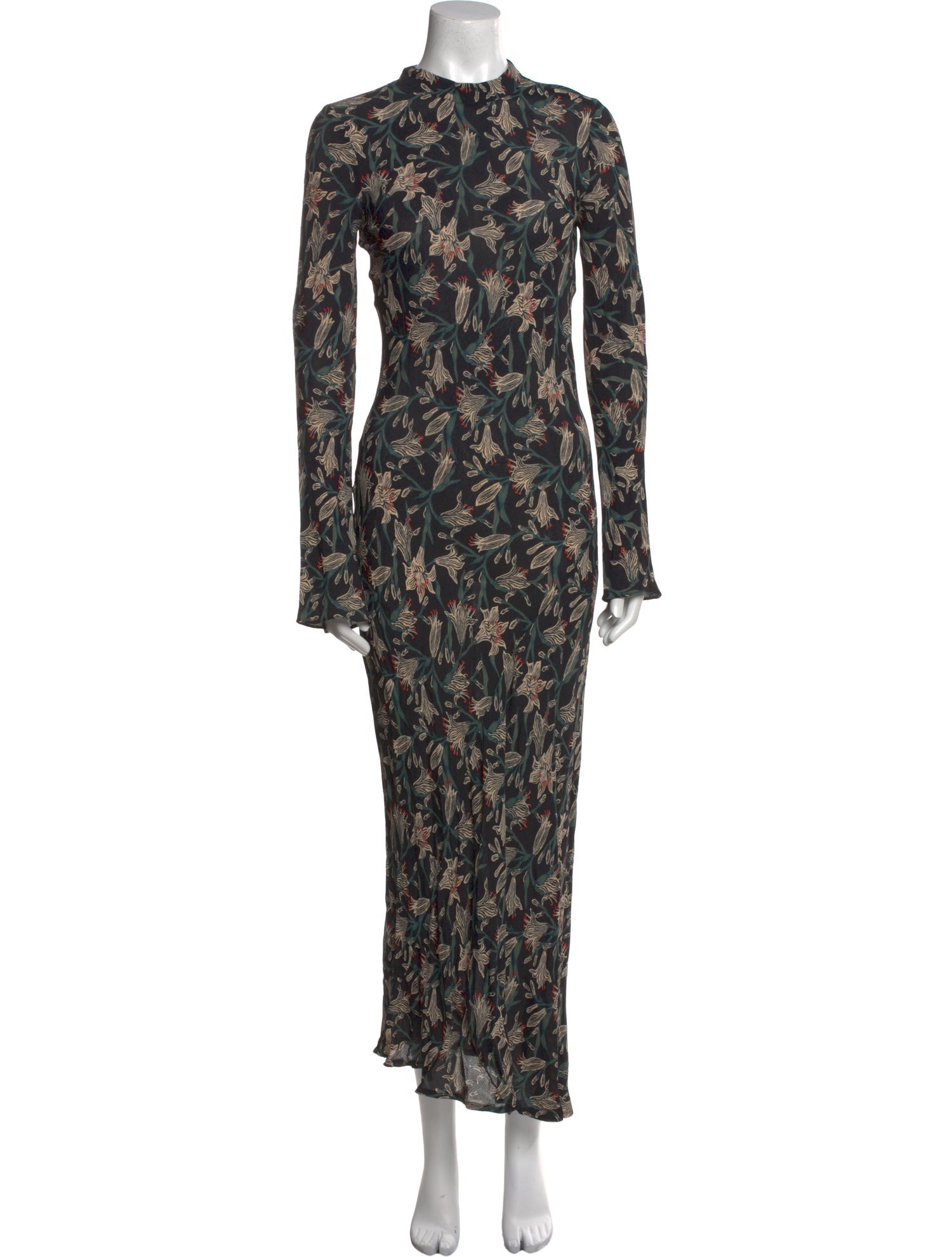 DÔEN Floral Print Long Dress