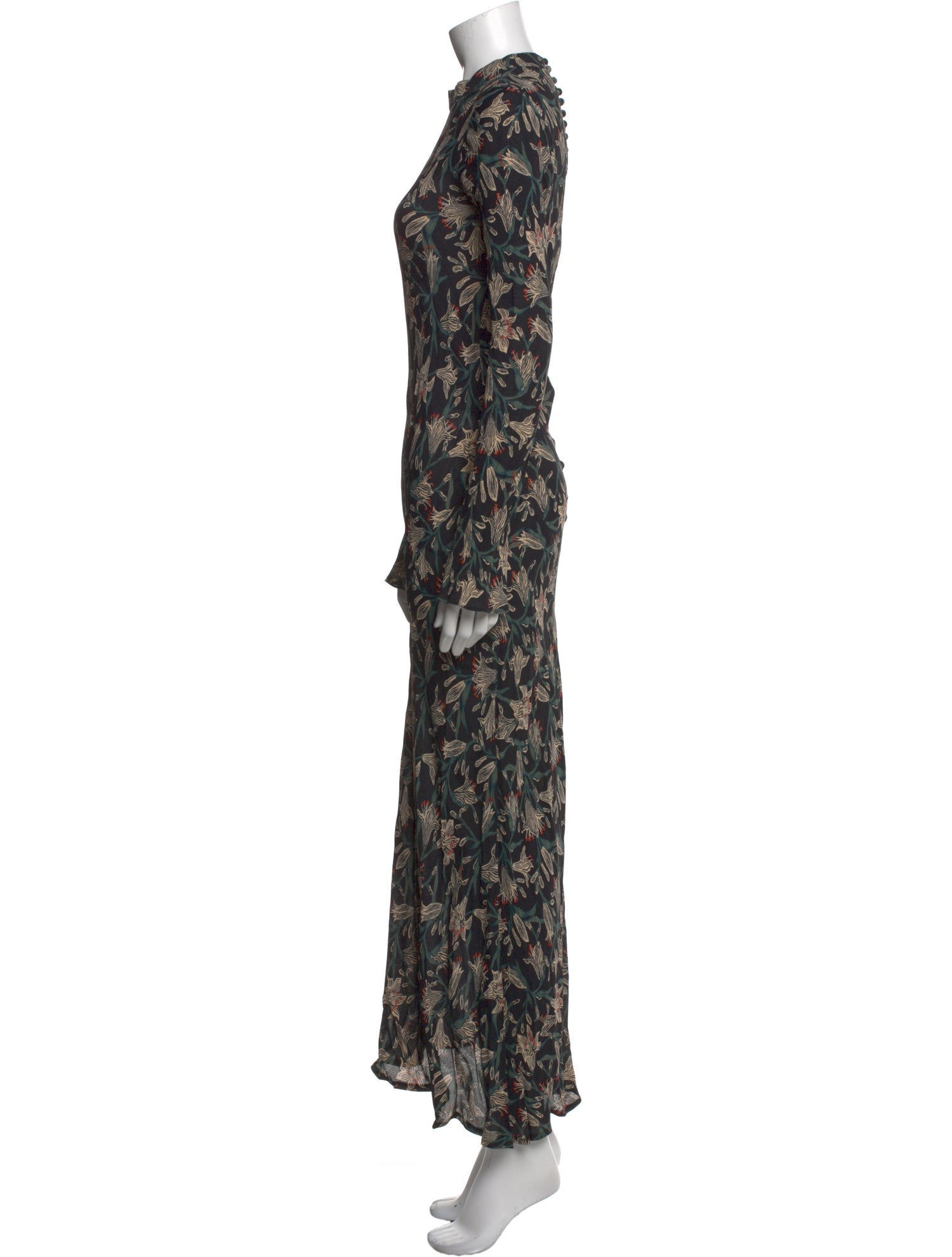DÔEN Floral Print Long Dress