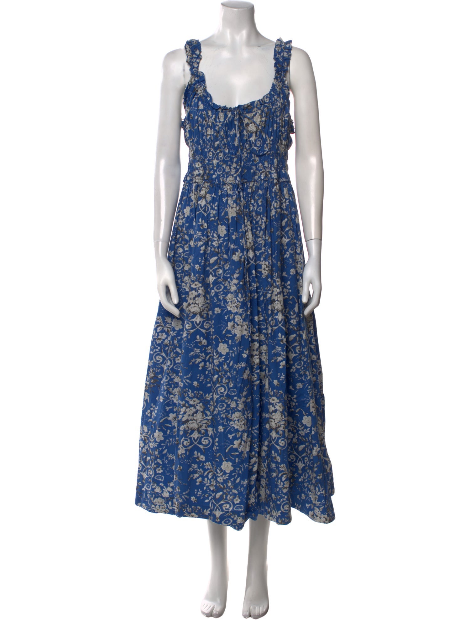 DÔEN Floral Print Long Dress