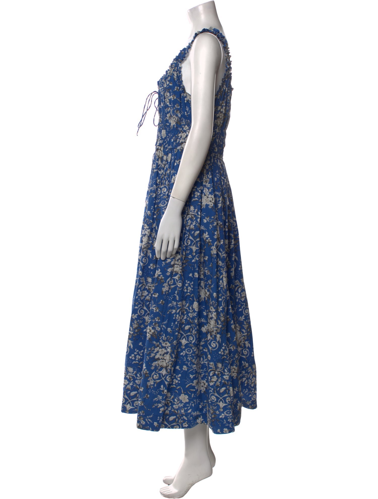 DÔEN Floral Print Long Dress