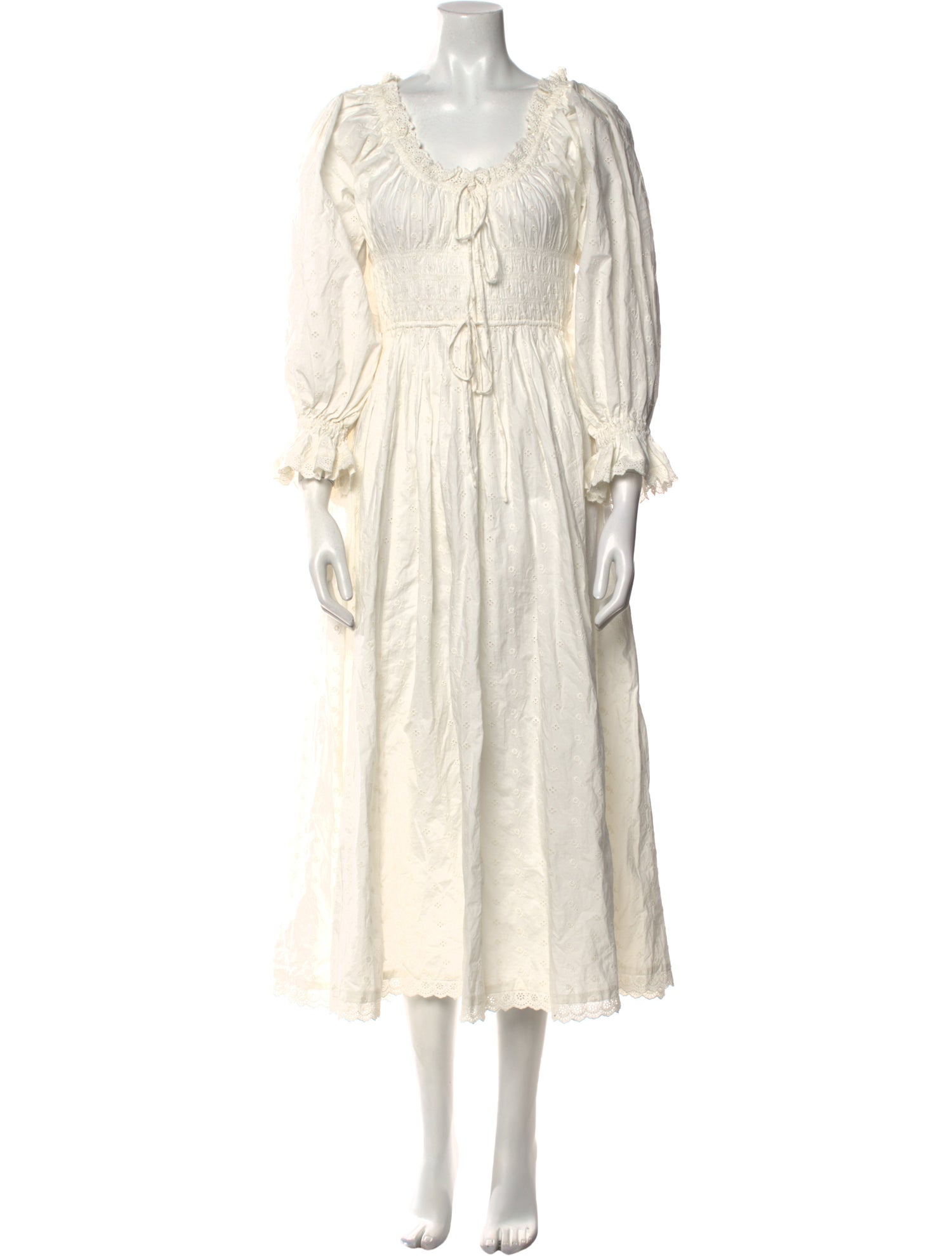 DÔEN Scoop Neck Long Dress