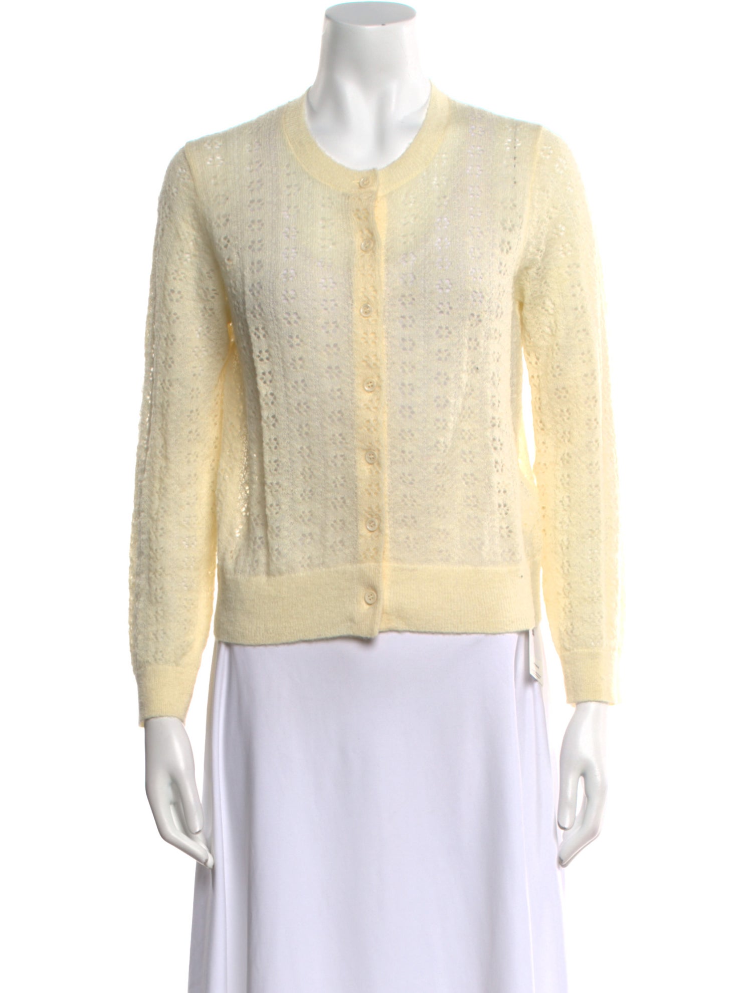 DÔEN Danae Pointelle Crew Neck Sweater