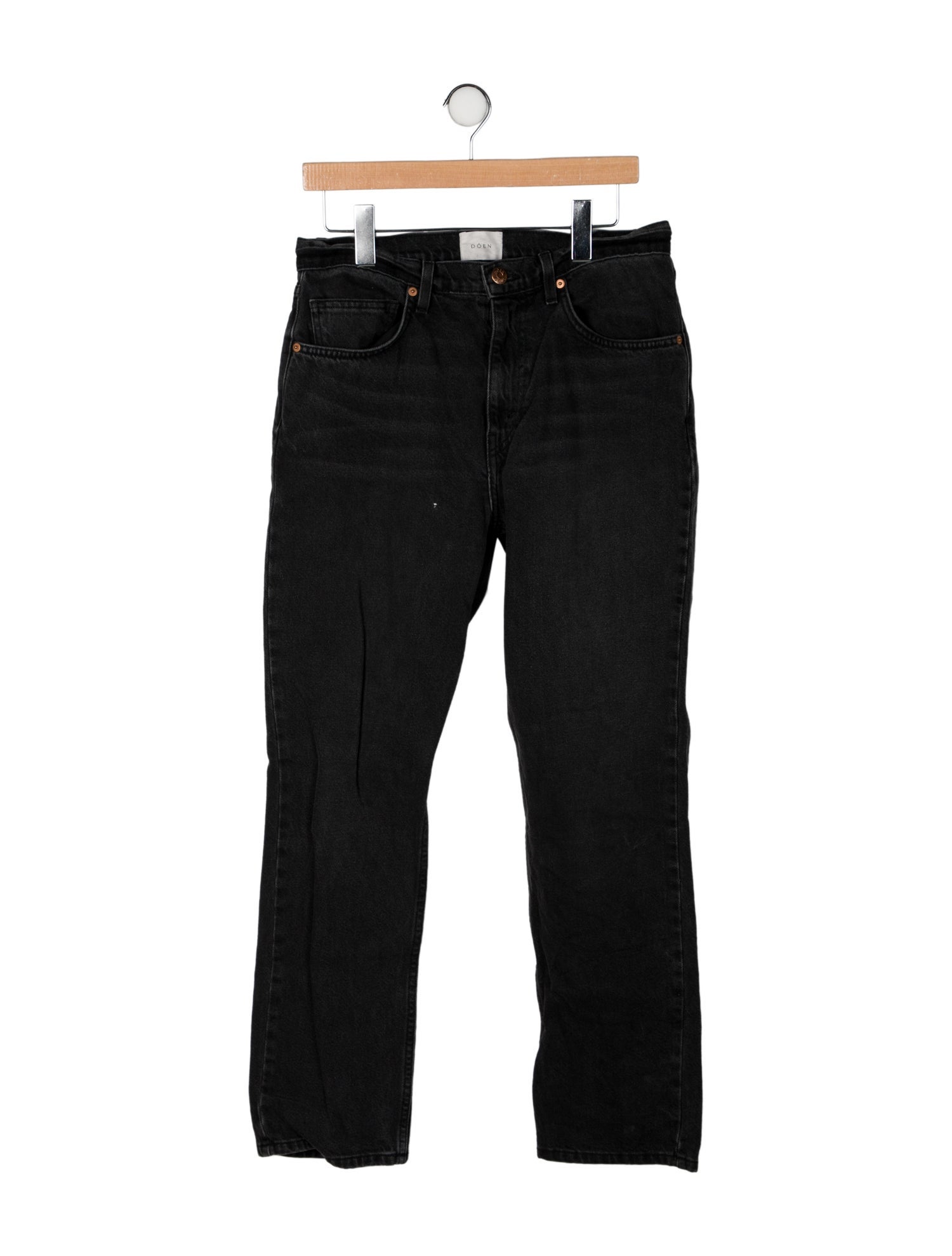 DÔEN High-Rise Straight Leg Jeans
