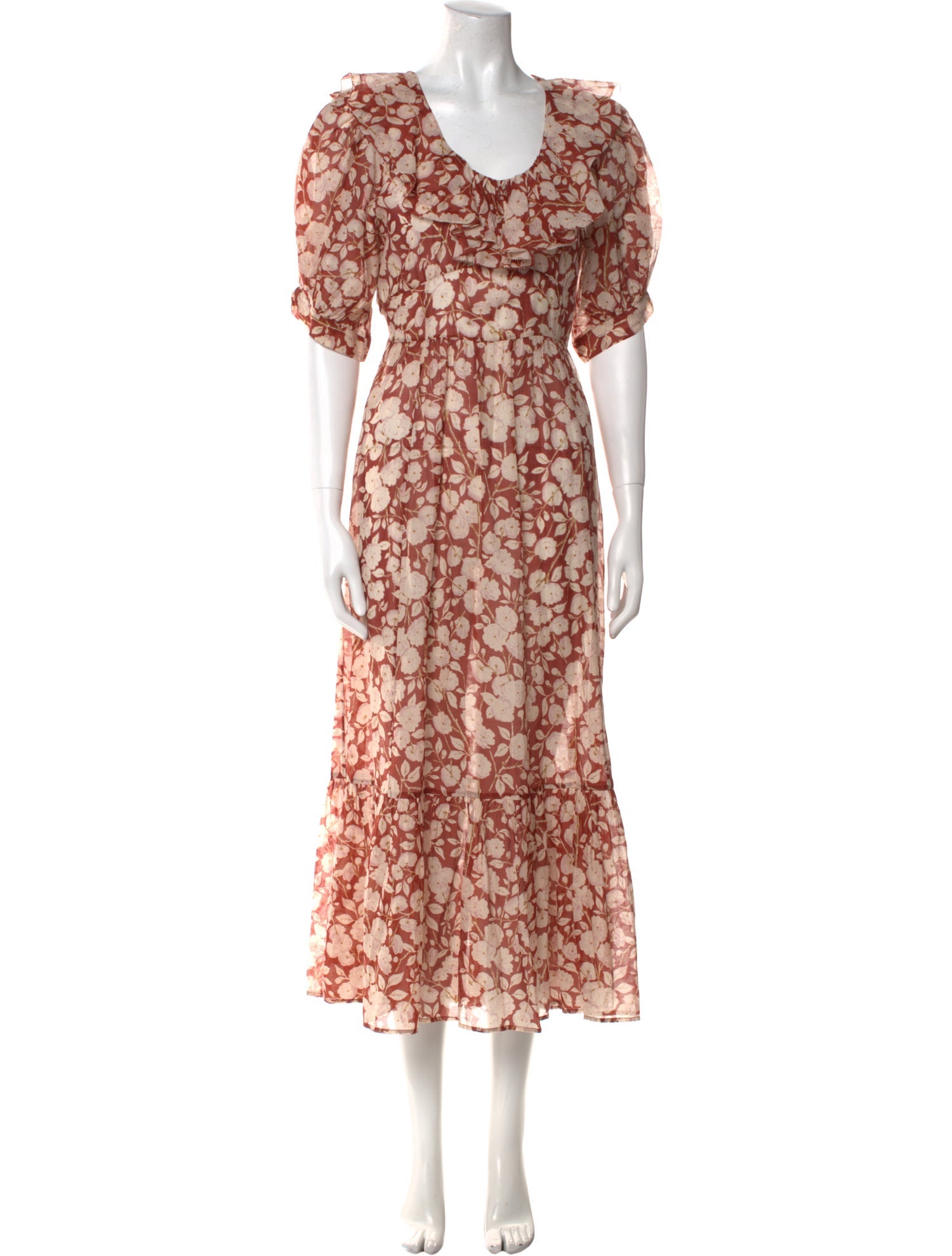 DÔEN Floral Print Long Dress