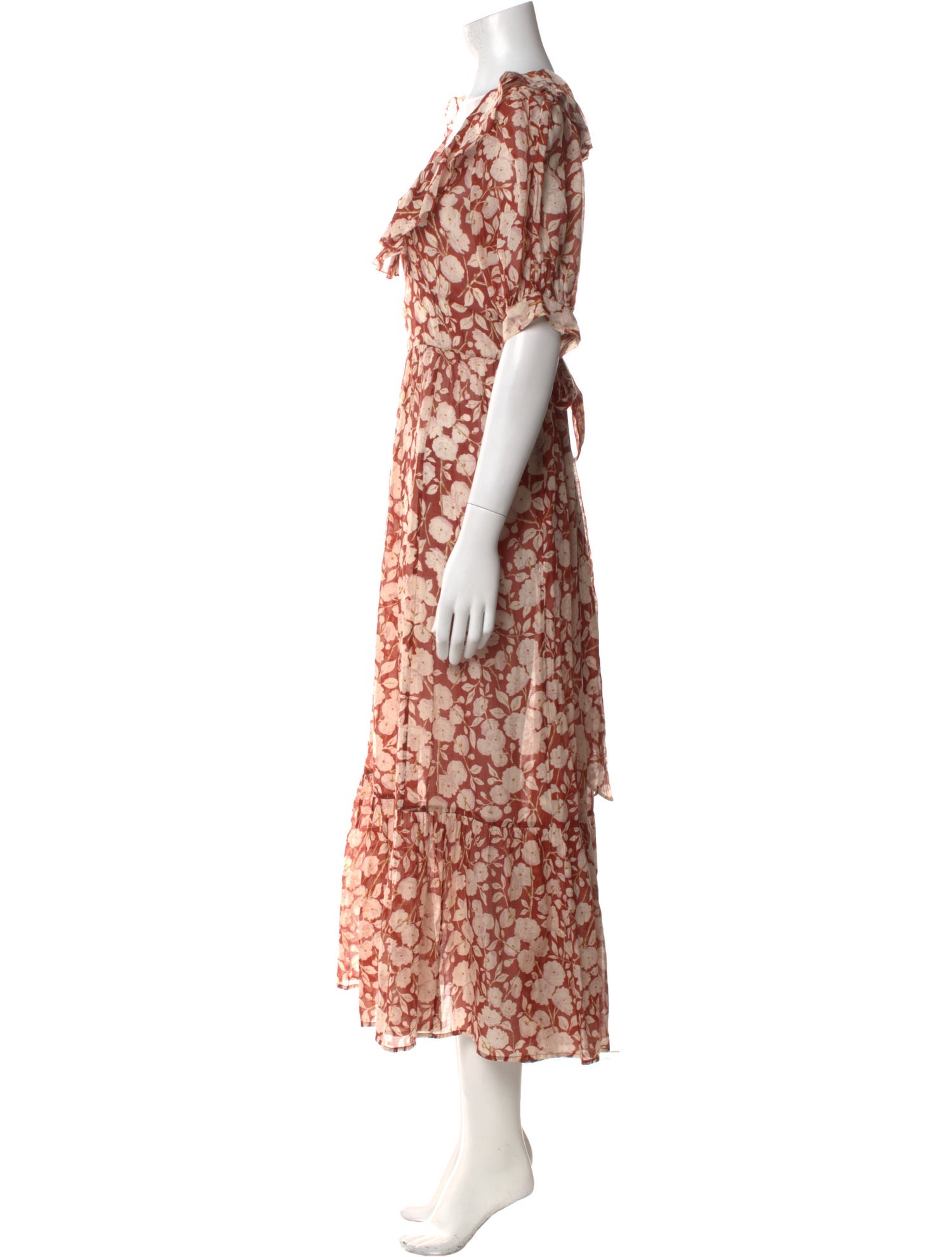 DÔEN Floral Print Long Dress