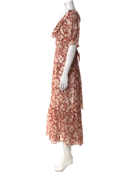 DÔEN Floral Print Long Dress