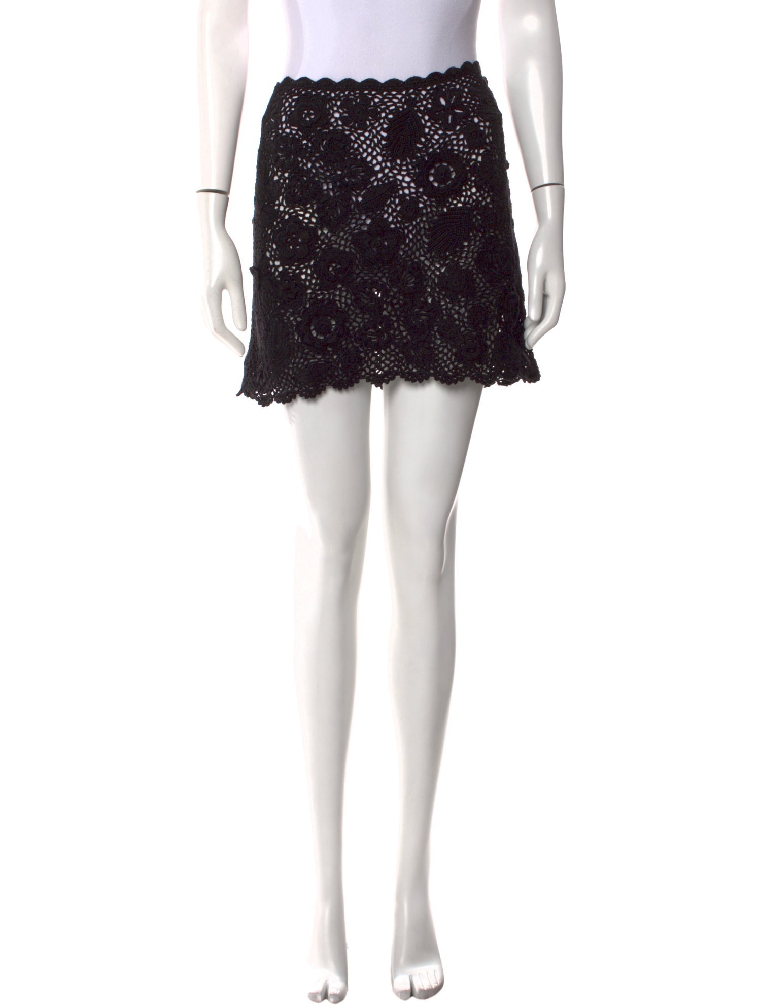 DÔEN Lace Pattern Mini Skirt w/ Tags