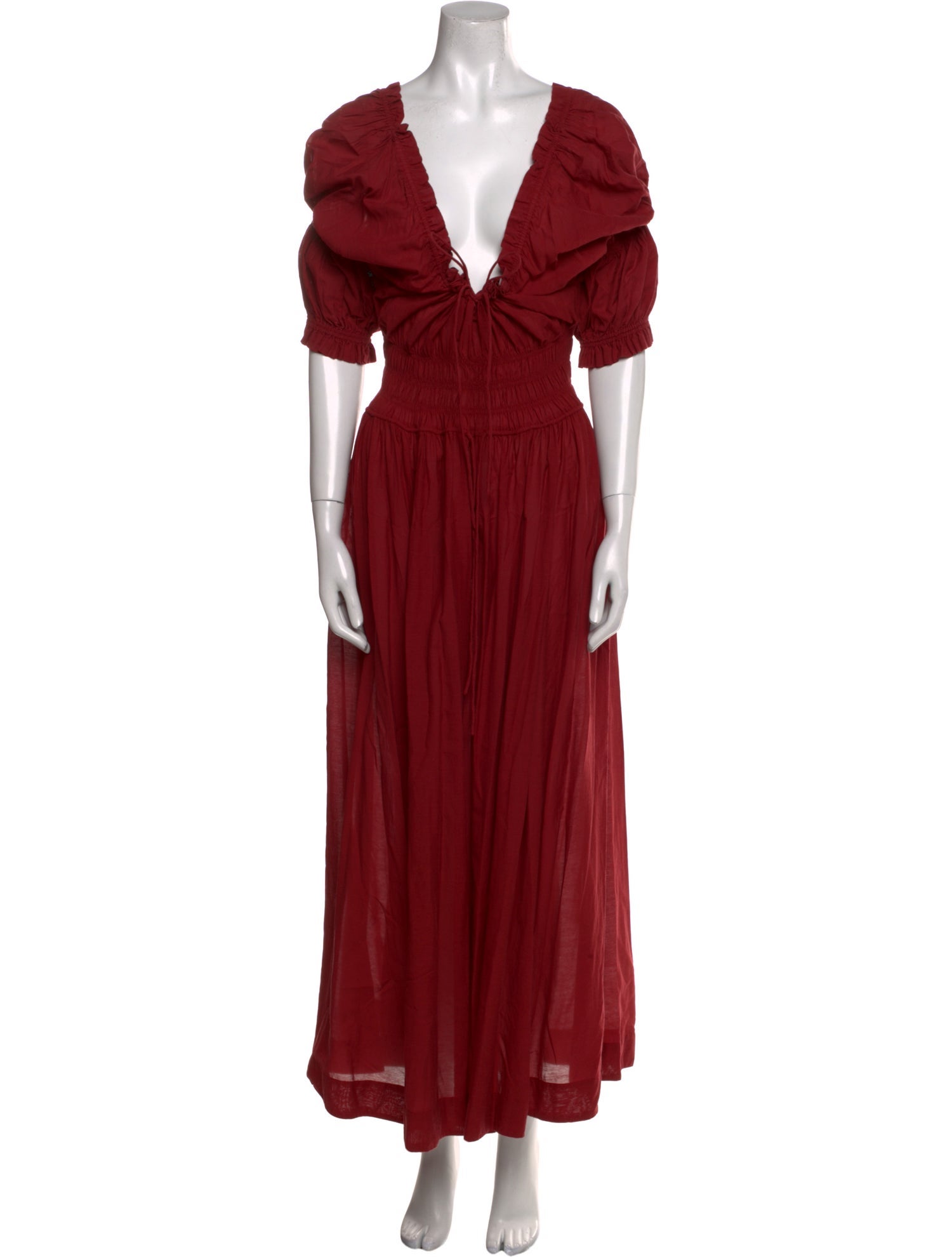 DÔEN V-Neck Long Dress