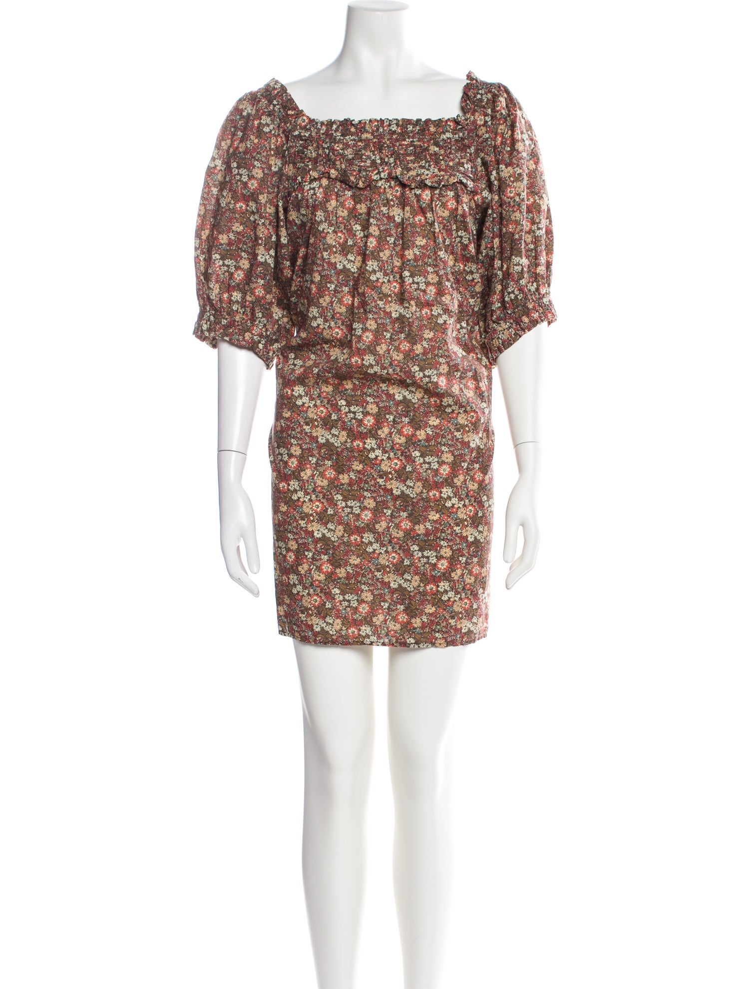 DÔEN Floral Print Mini Dress