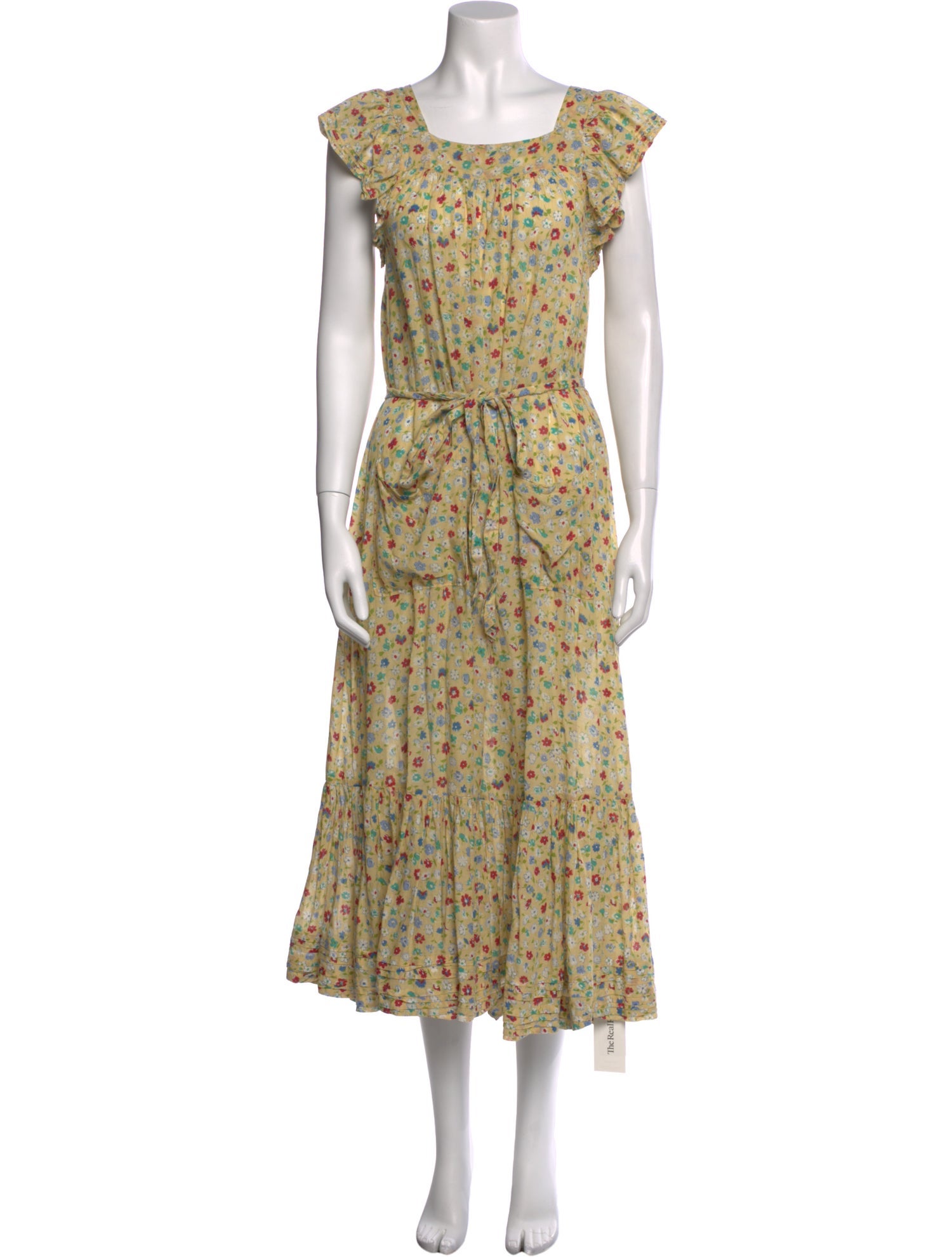 DÔEN Floral Print Long Dress