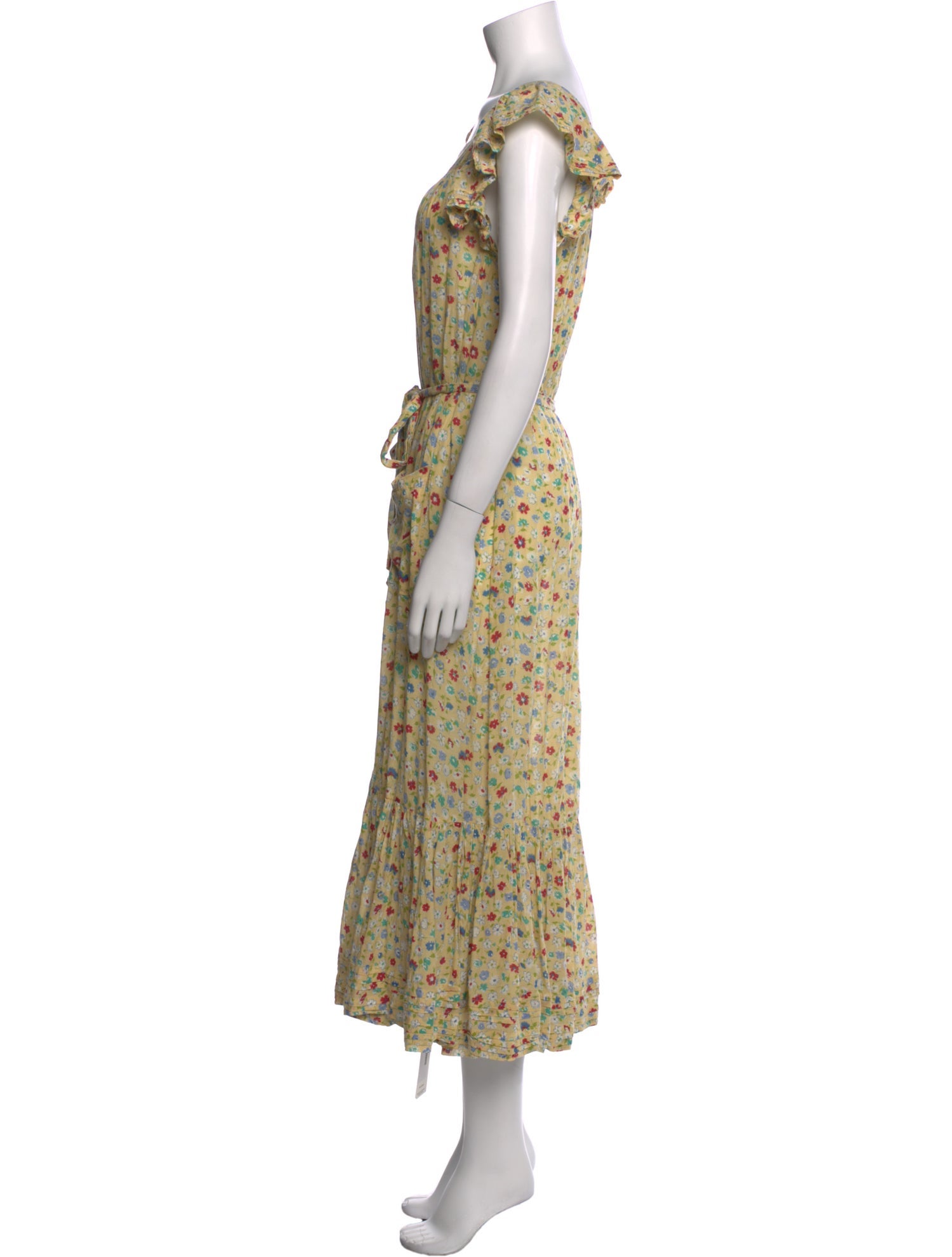 DÔEN Floral Print Long Dress