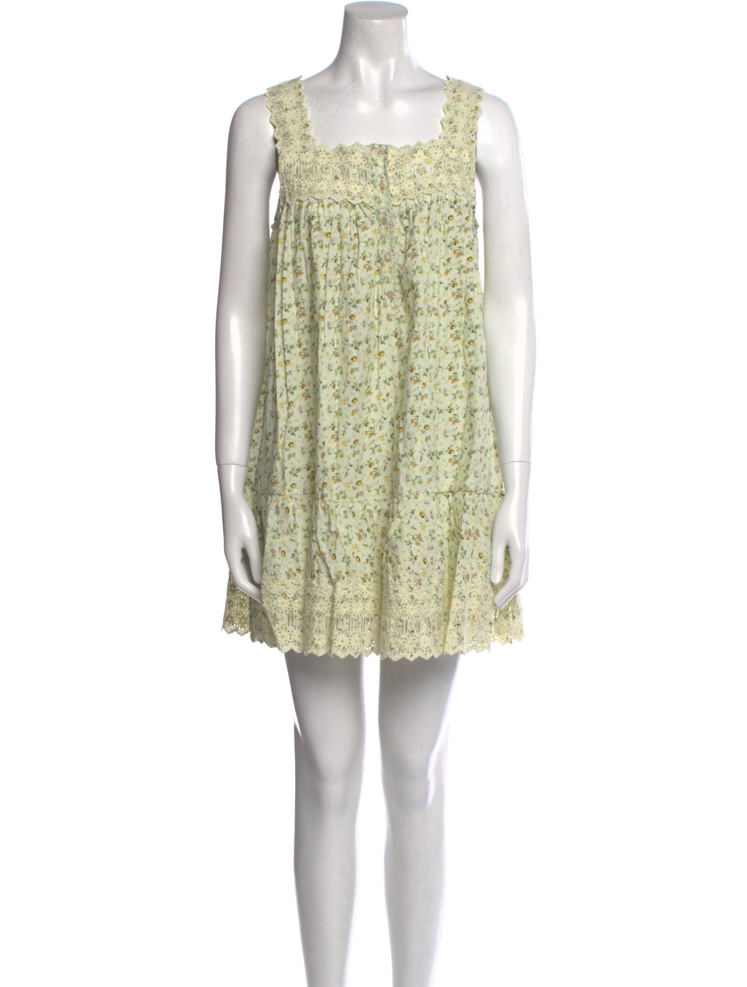 DÔEN Floral Print Mini Dress