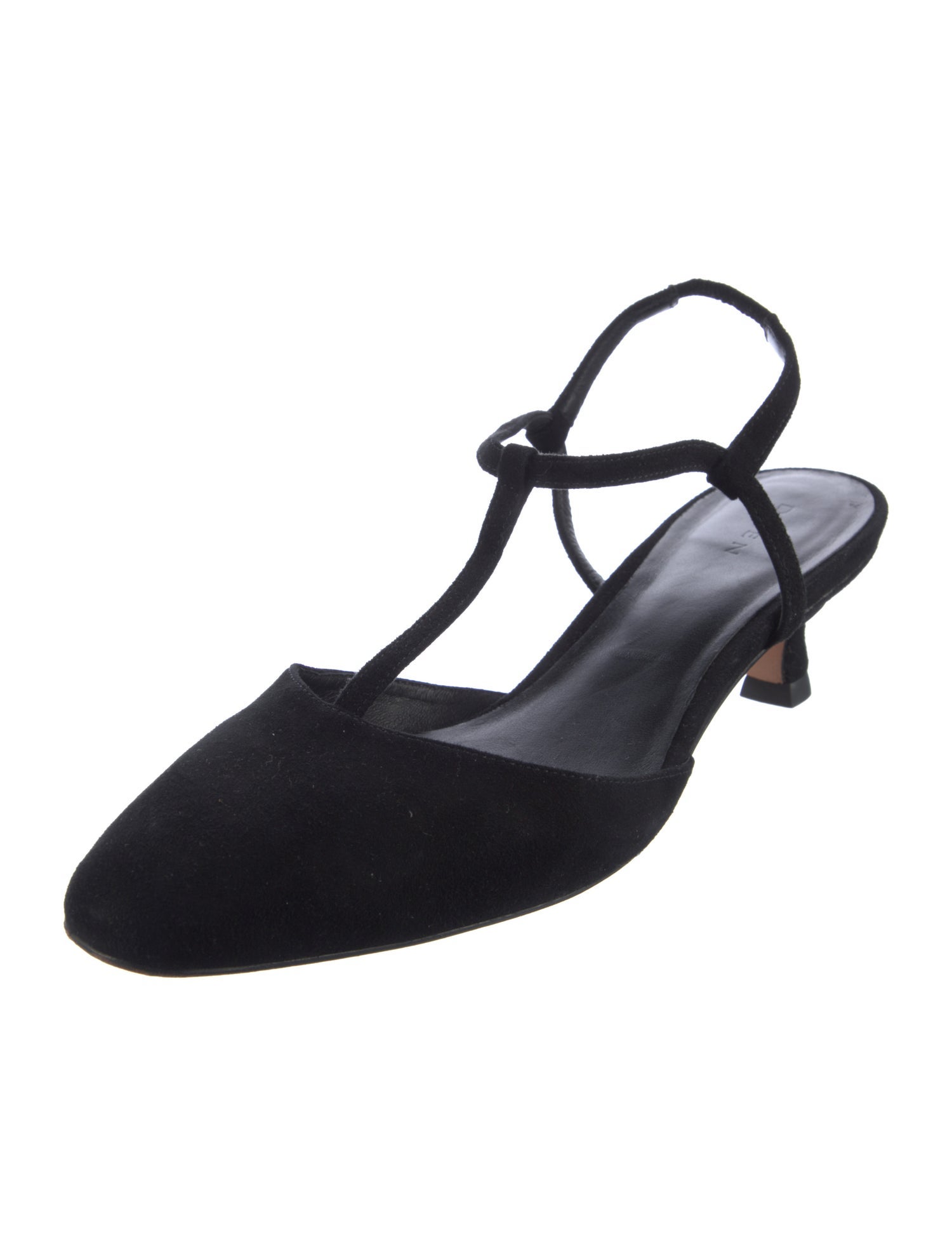 DÔEN Suede T-Strap Pumps
