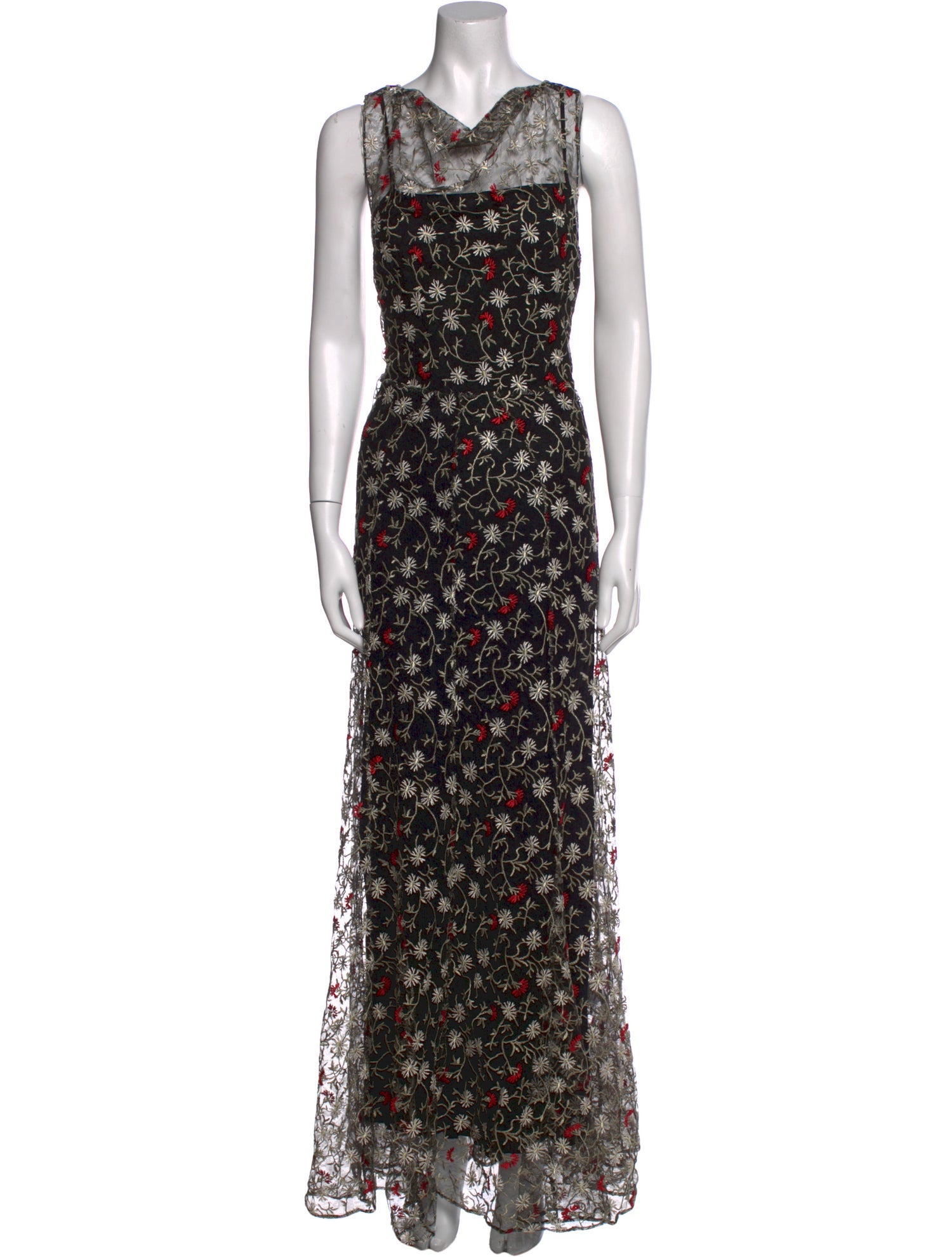 DÔEN Floral Print Long Dress w/ Tags