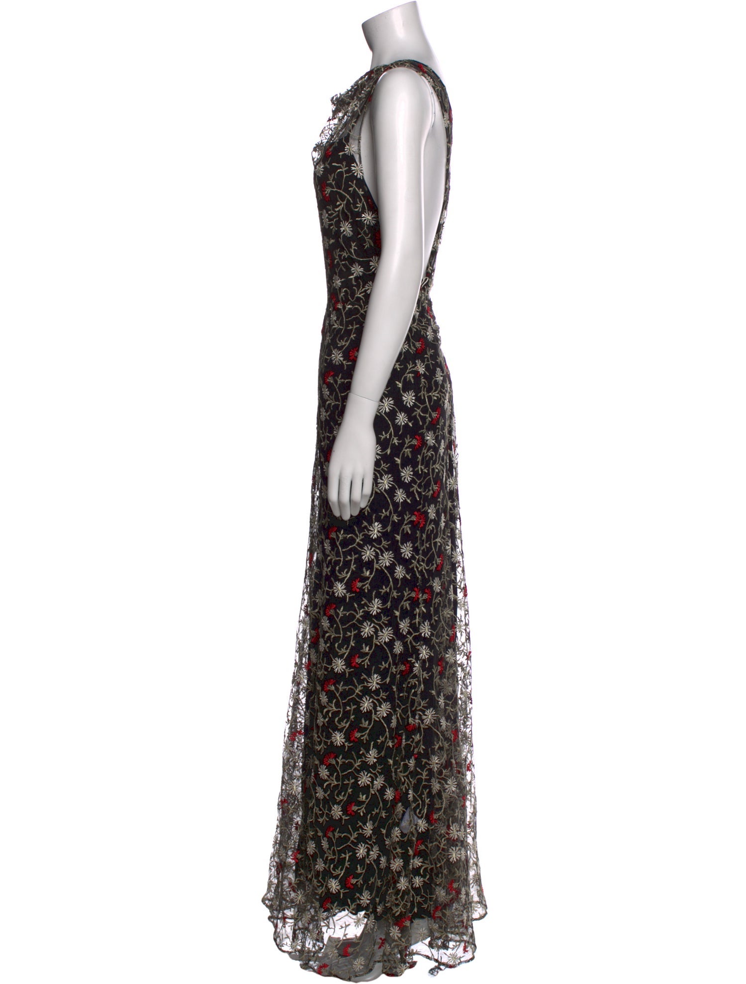 DÔEN Floral Print Long Dress w/ Tags