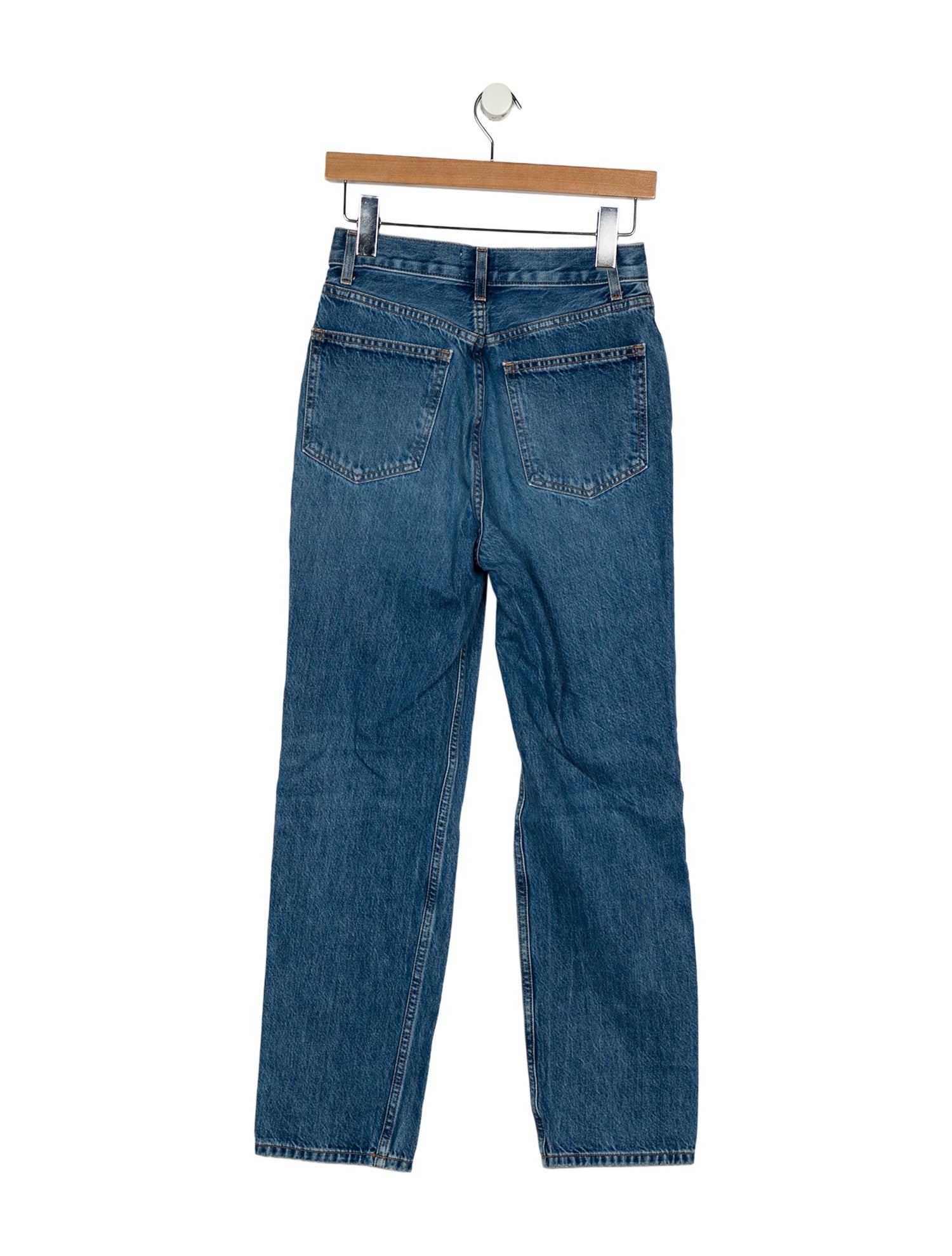 DÔEN High-Rise Straight Leg Jeans