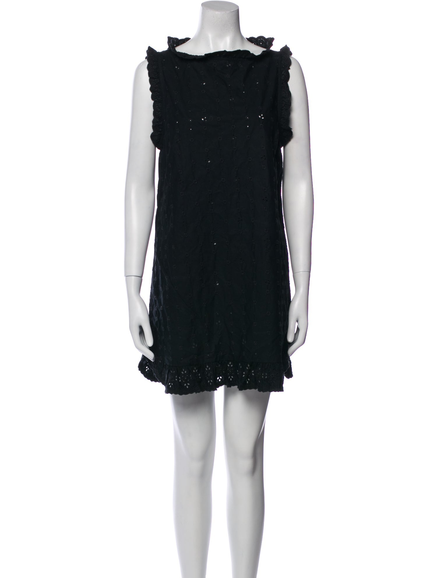 DÔEN Bateau Neckline Mini Dress