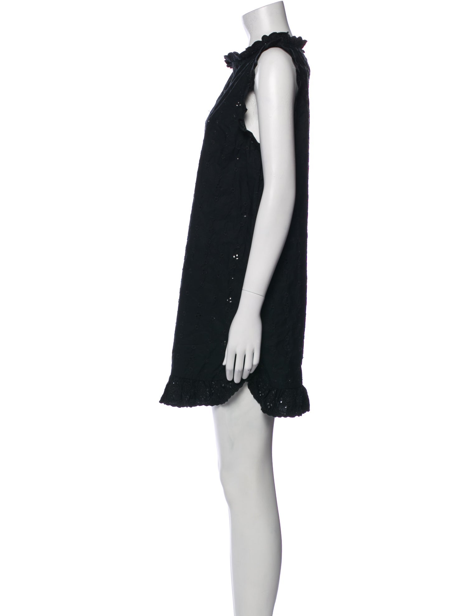 DÔEN Bateau Neckline Mini Dress