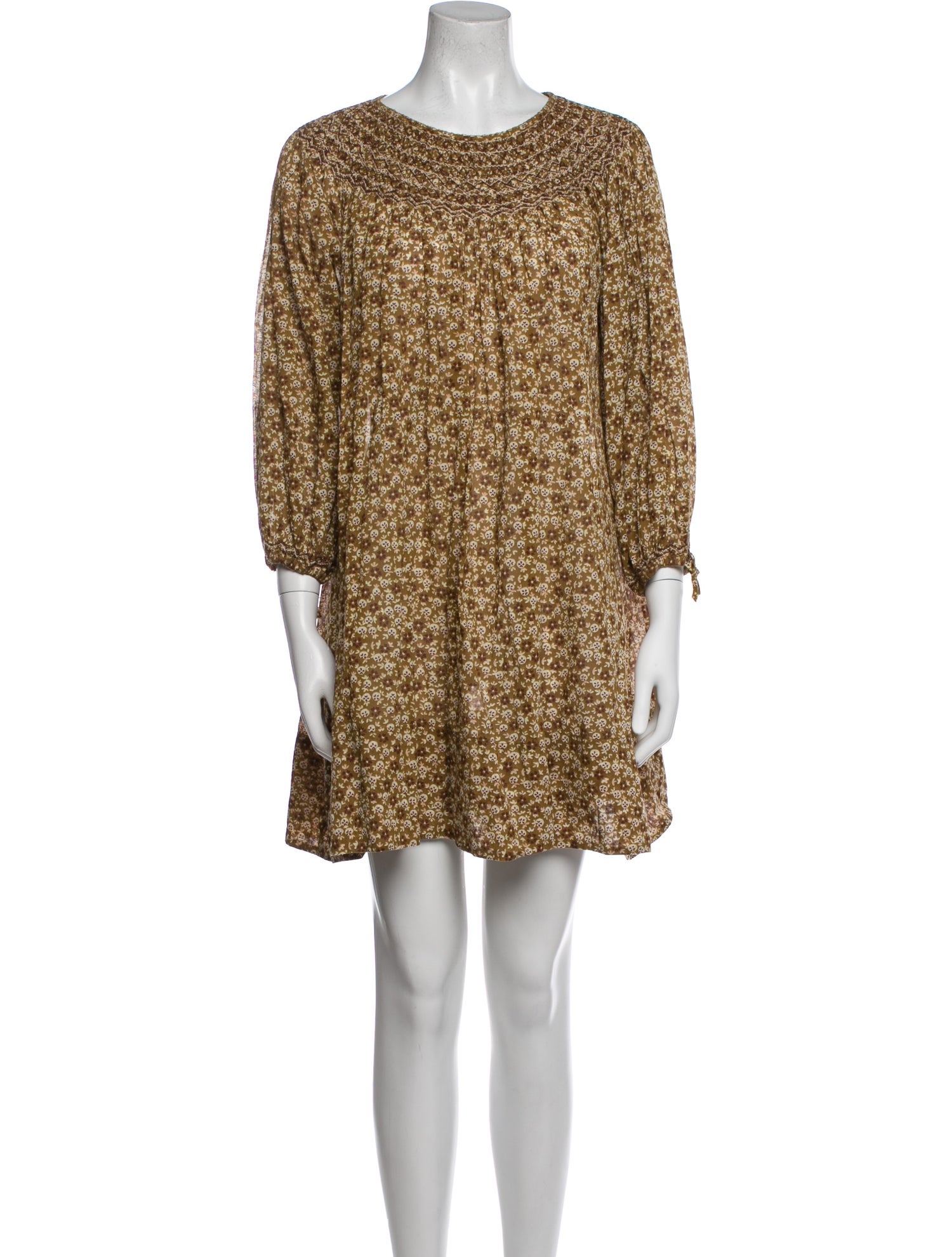 DÔEN Floral Print Mini Dress