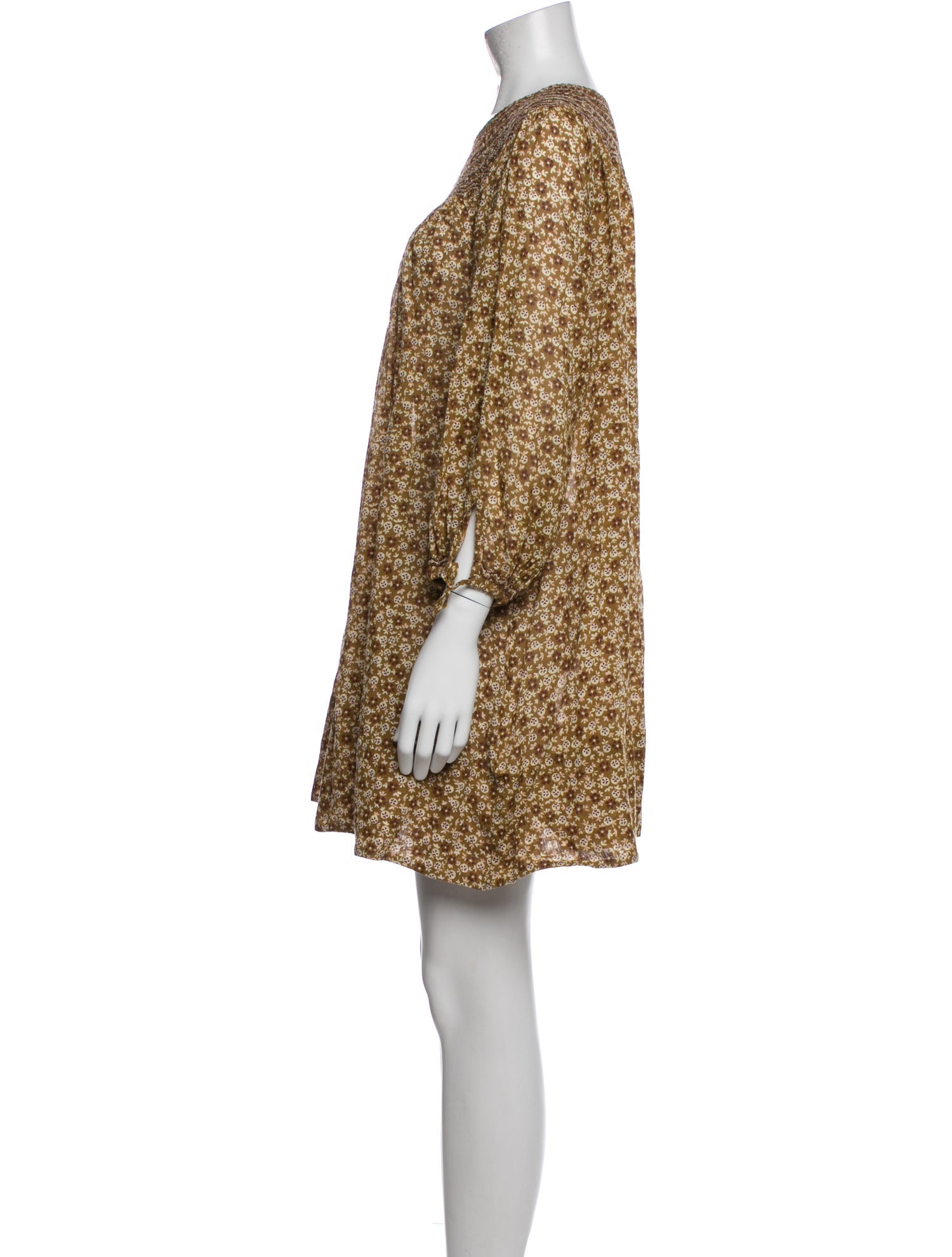 DÔEN Floral Print Mini Dress