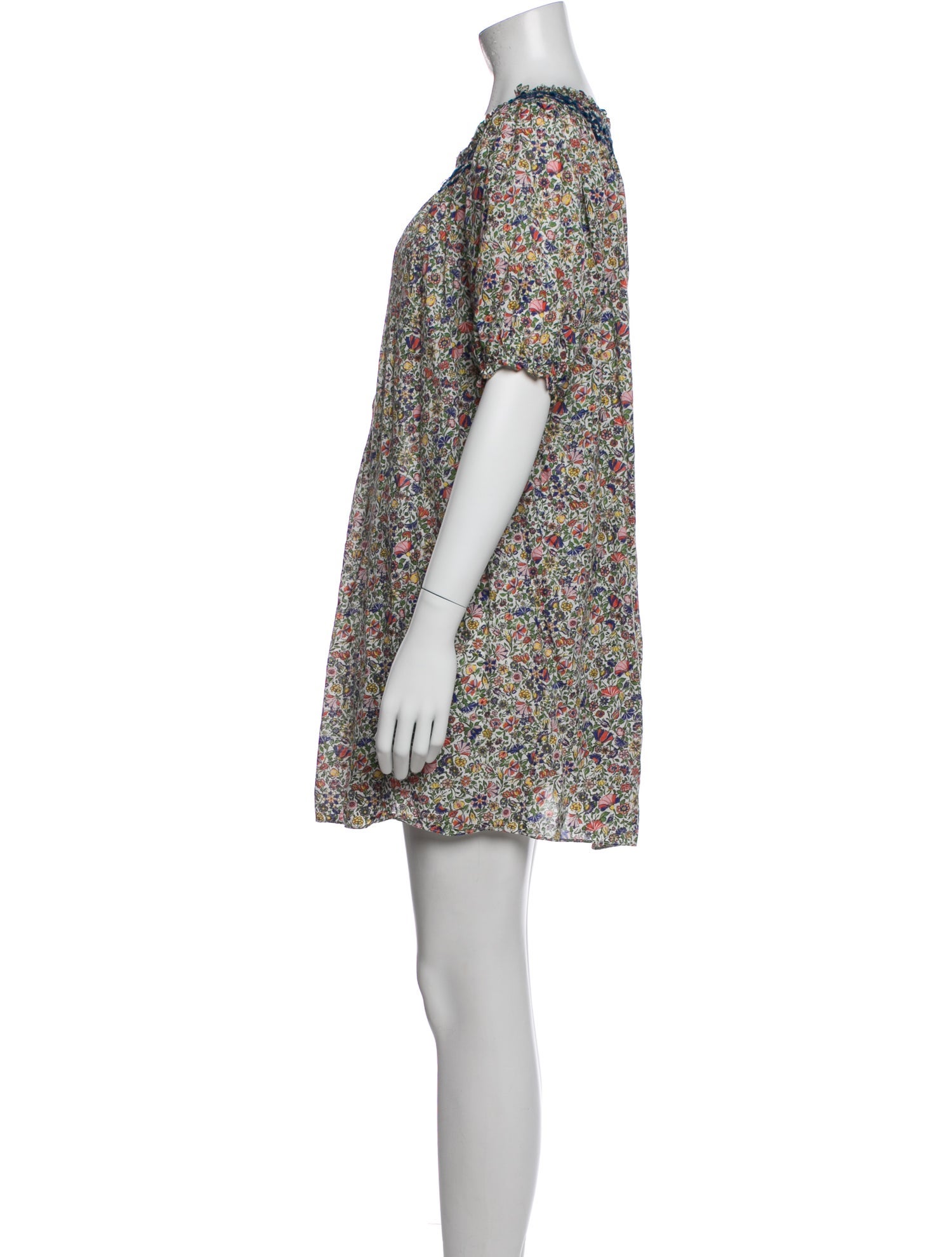 DÔEN Floral Print Mini Dress