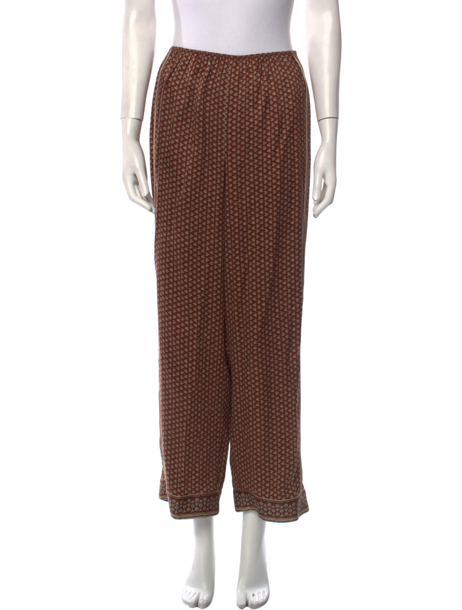 DÔEN Silk Wide Leg Pants