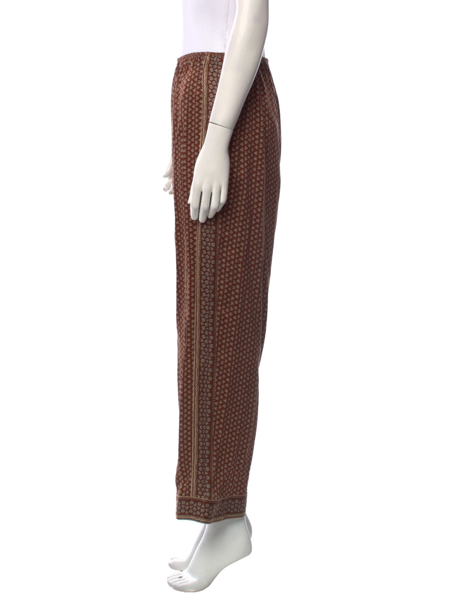 DÔEN Silk Wide Leg Pants