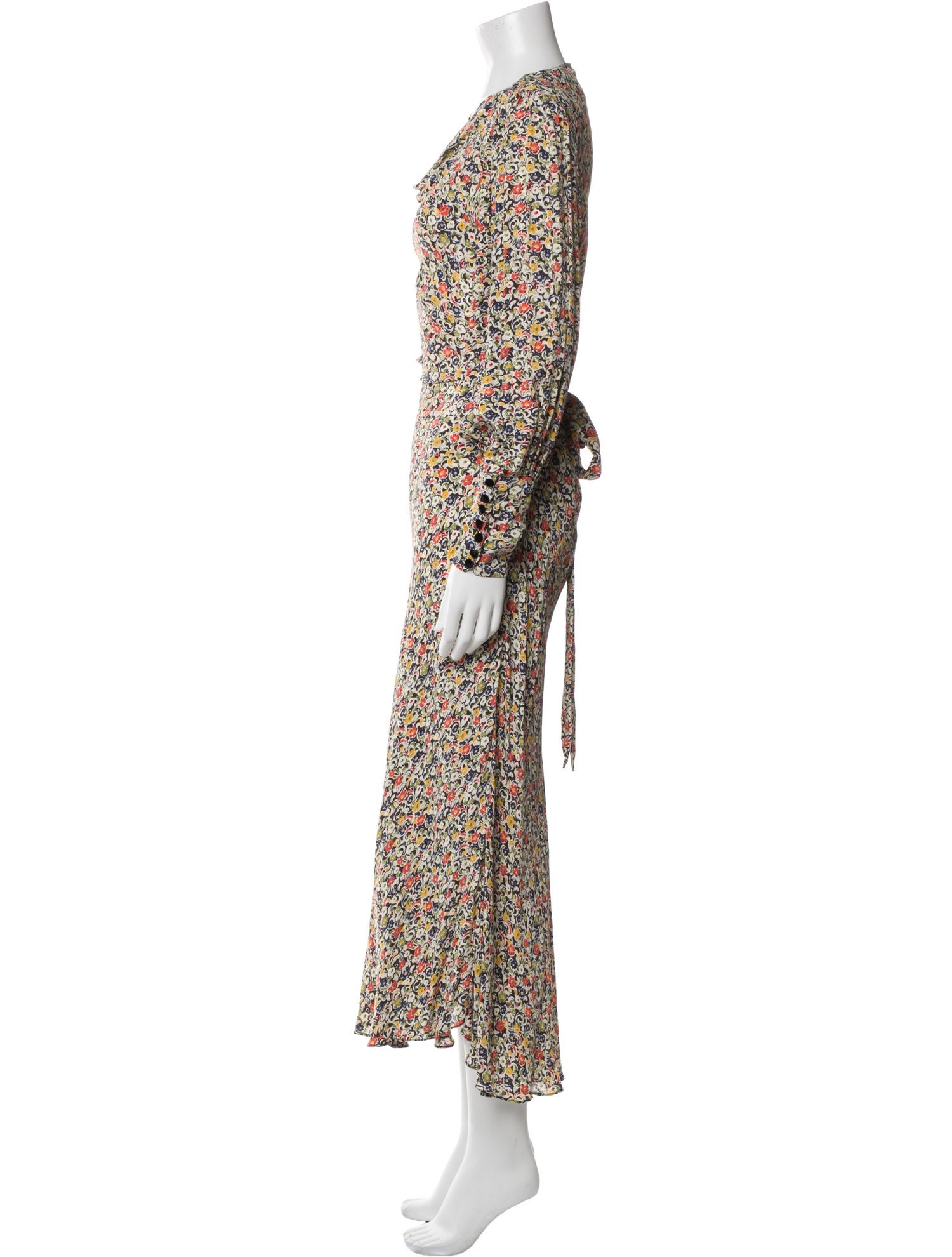 DÔEN Floral Print Long Dress