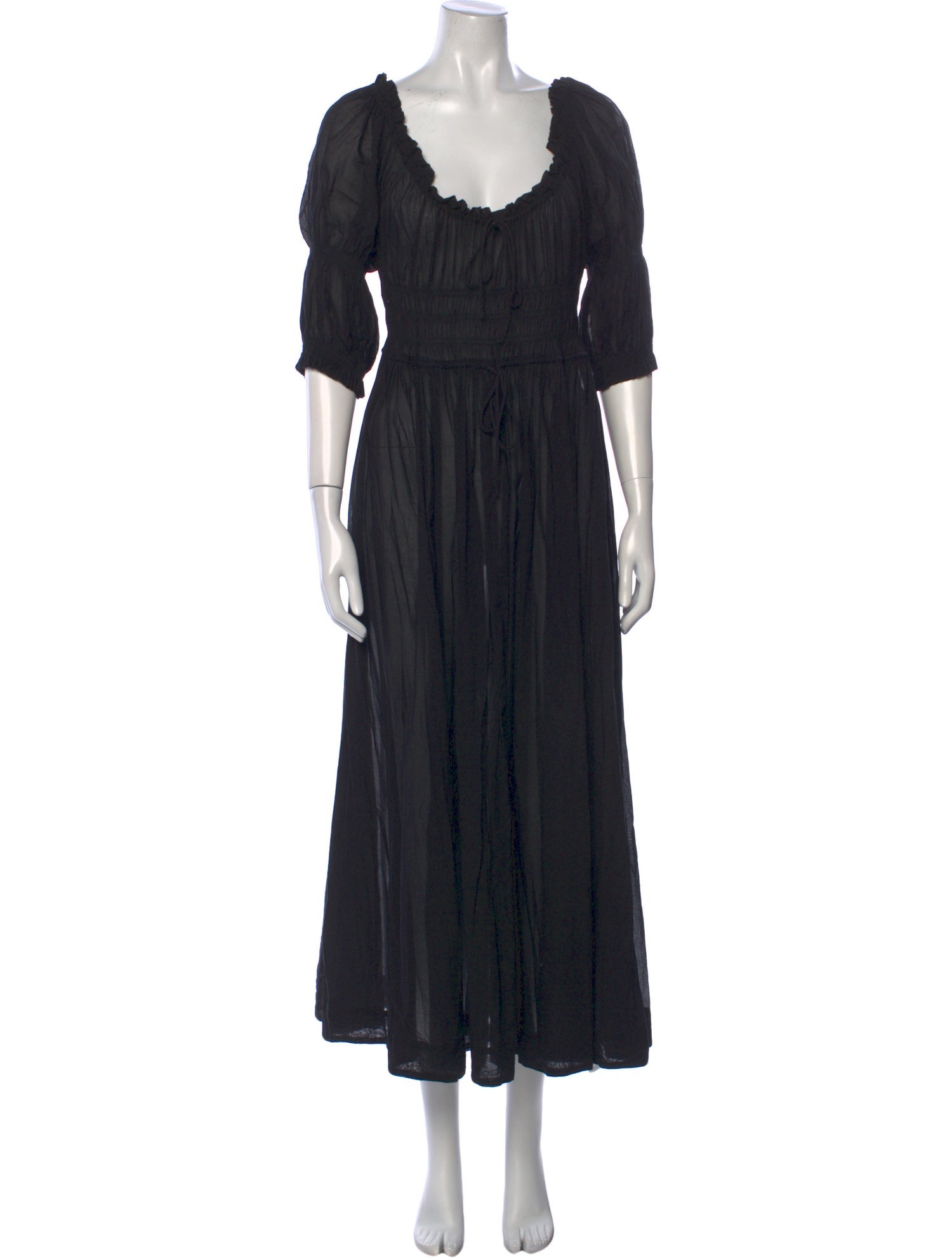 DÔEN V-Neck Long Dress