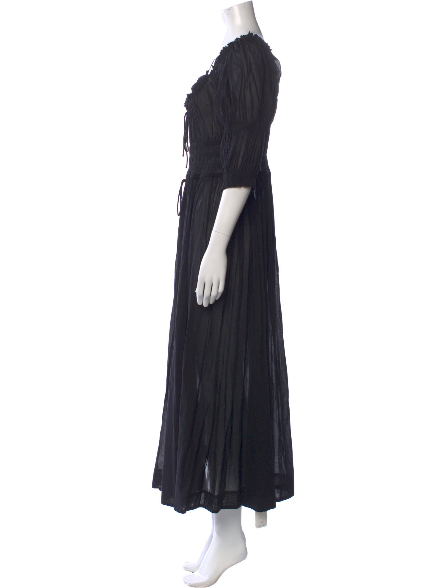 DÔEN V-Neck Long Dress