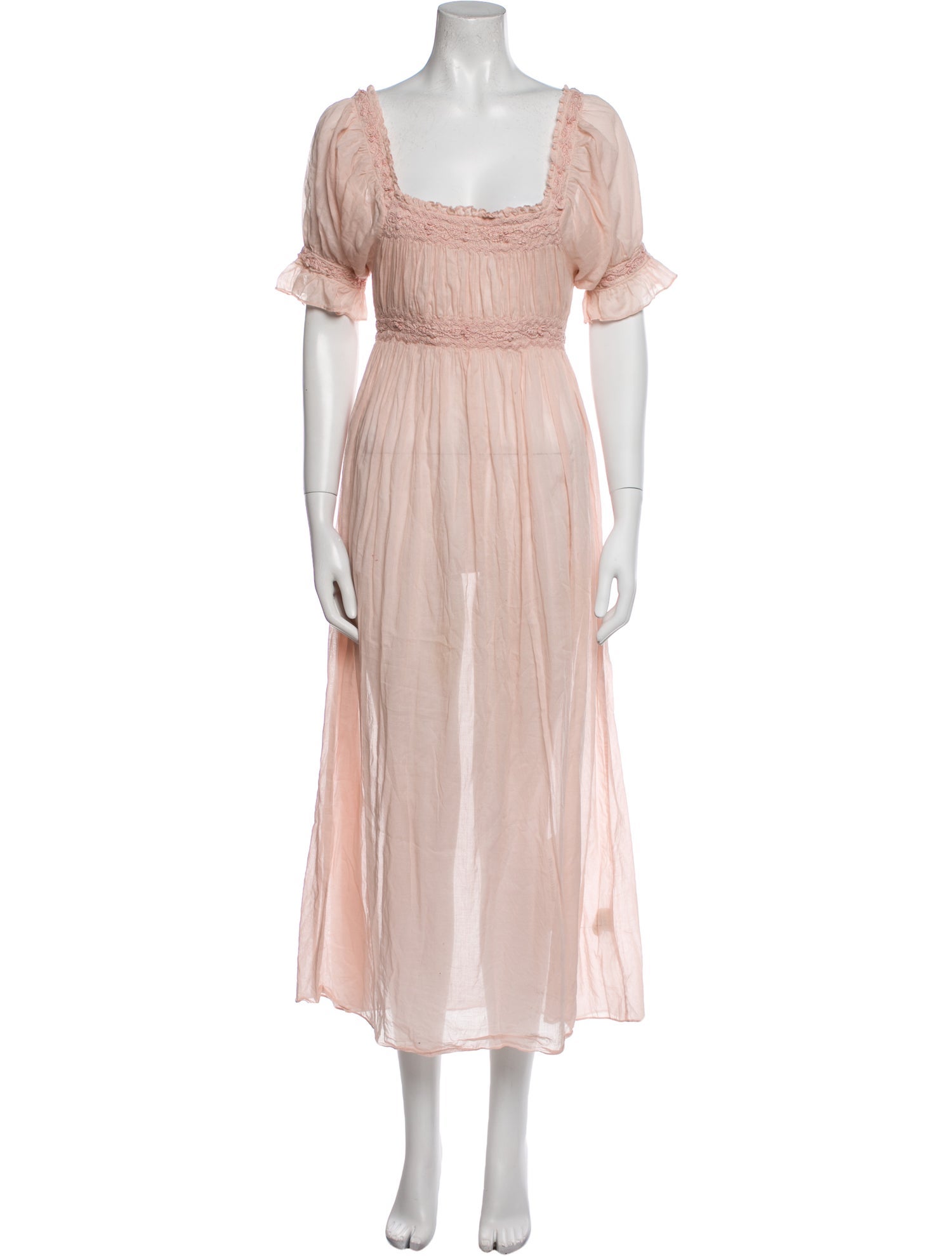 DÔEN Square Neckline Long Dress