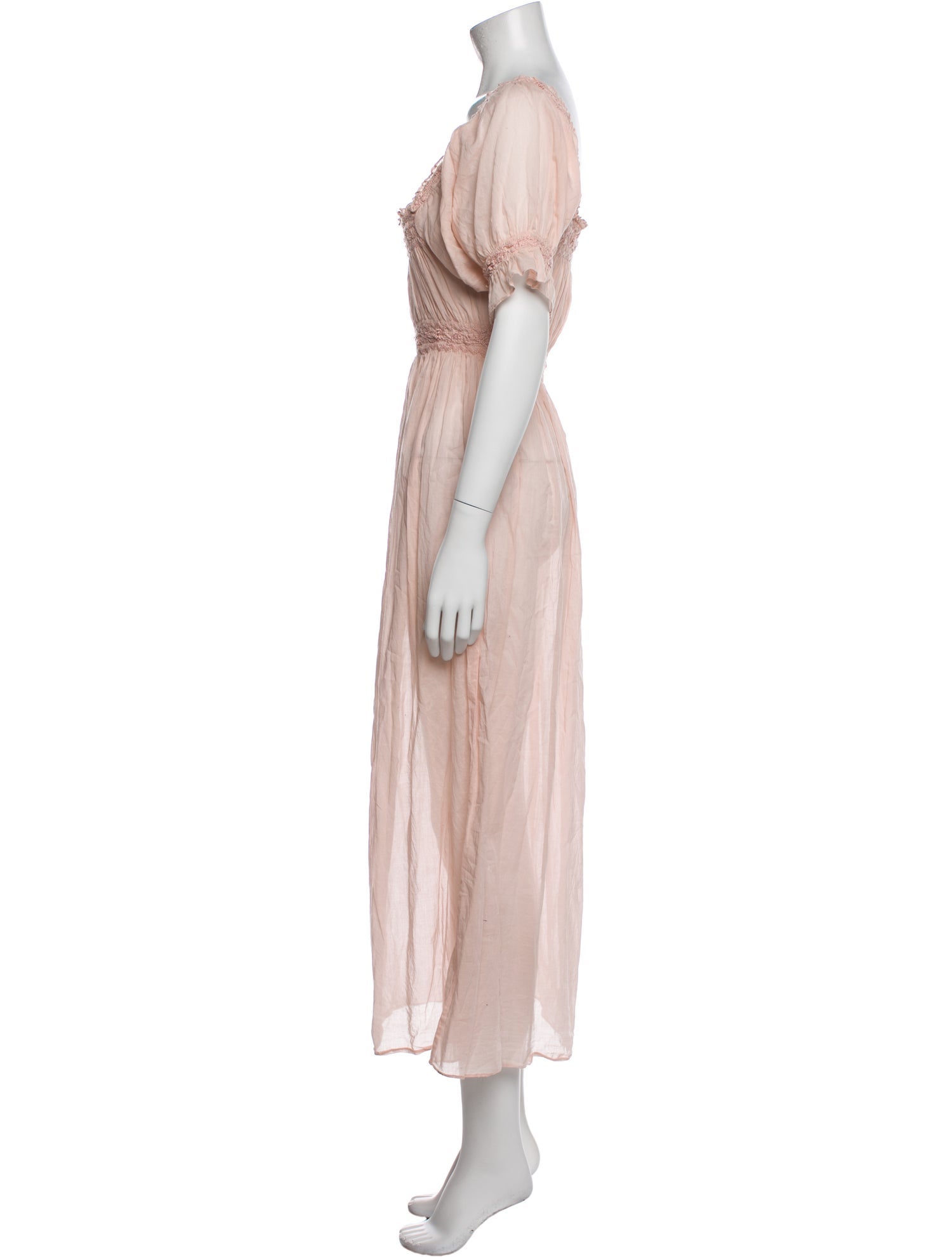 DÔEN Square Neckline Long Dress