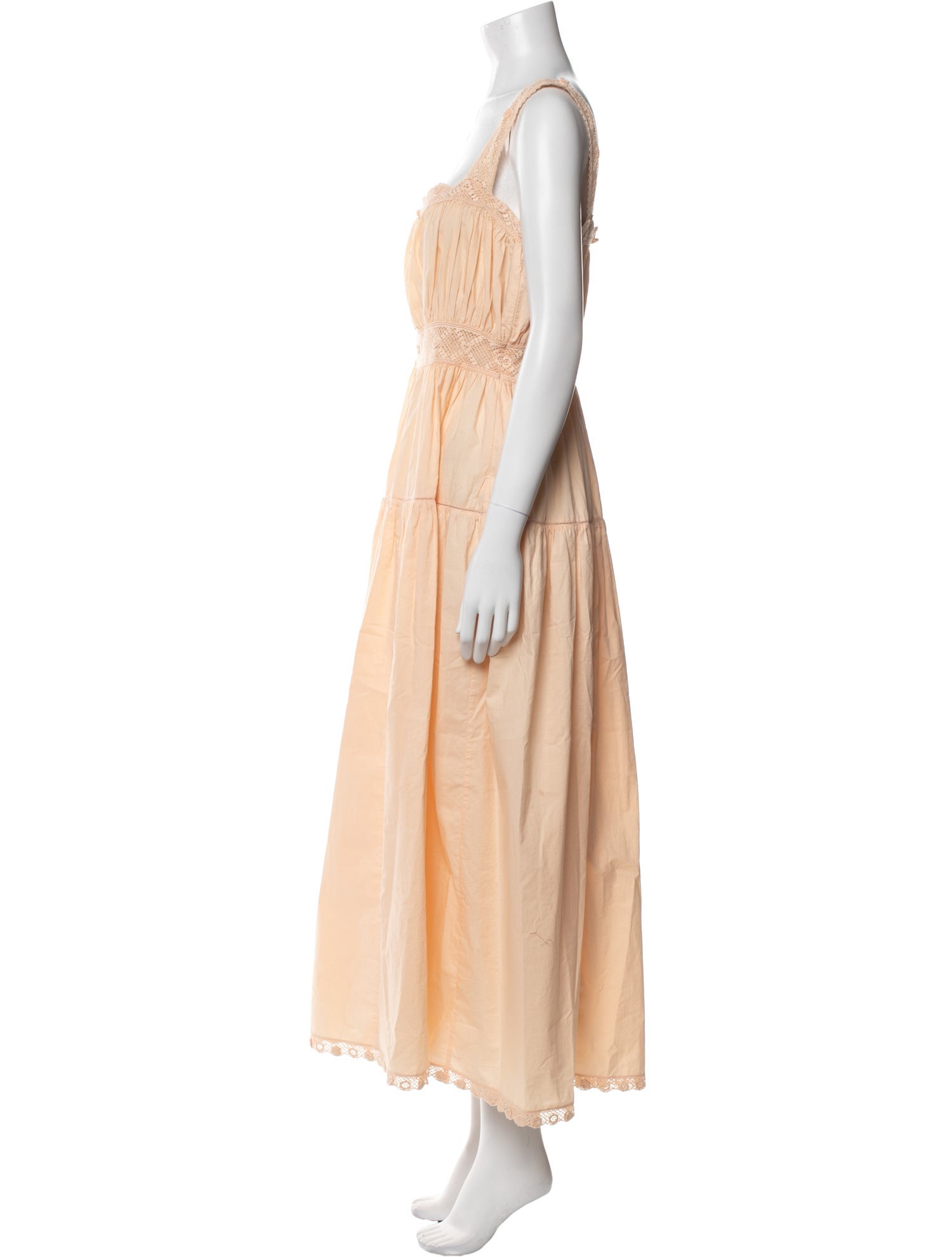 DÔEN Square Neckline Long Dress