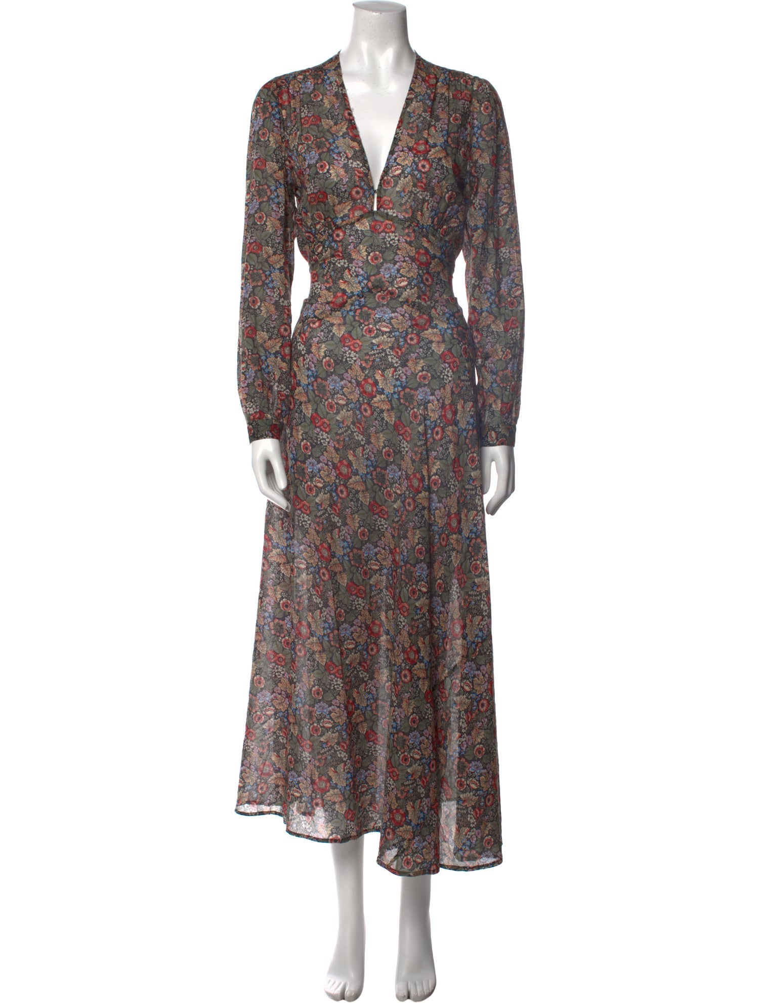 DÔEN Floral Print Long Dress