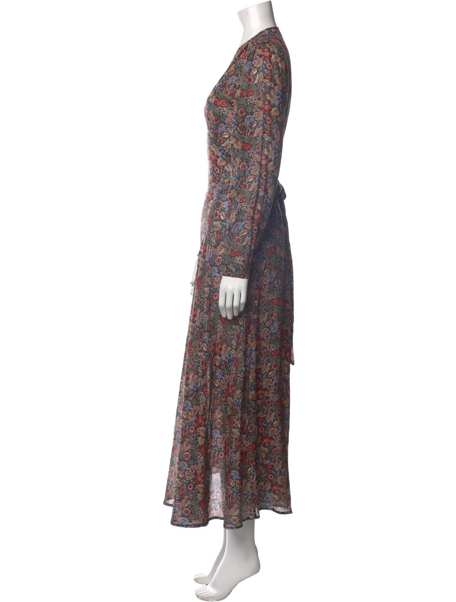 DÔEN Floral Print Long Dress