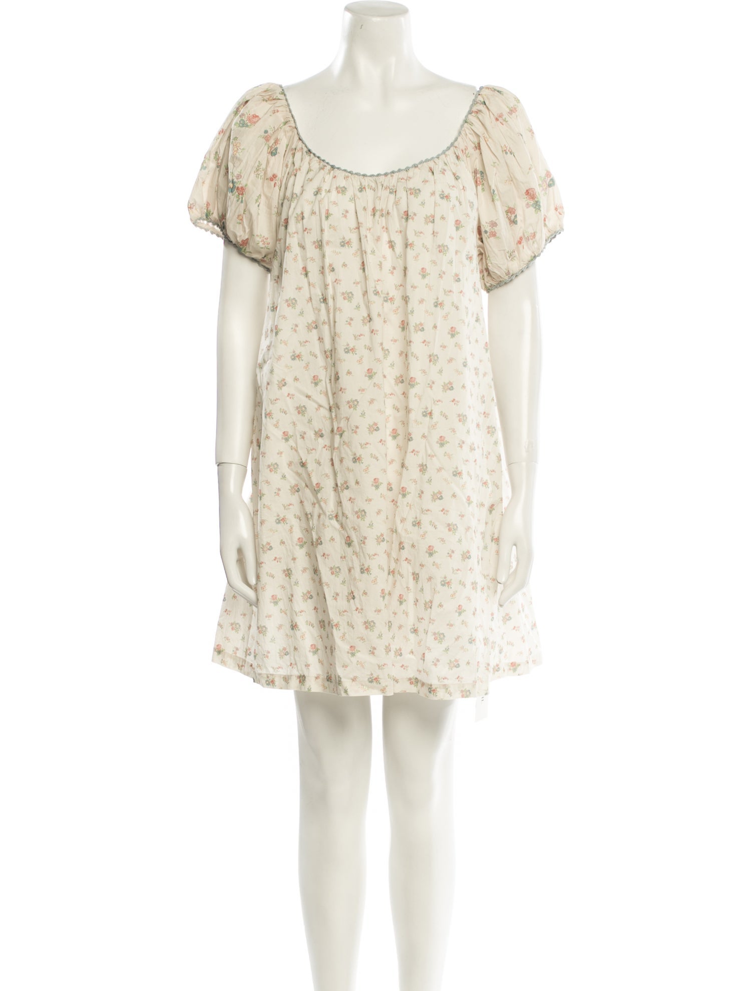 DÔEN Floral Print Mini Dress