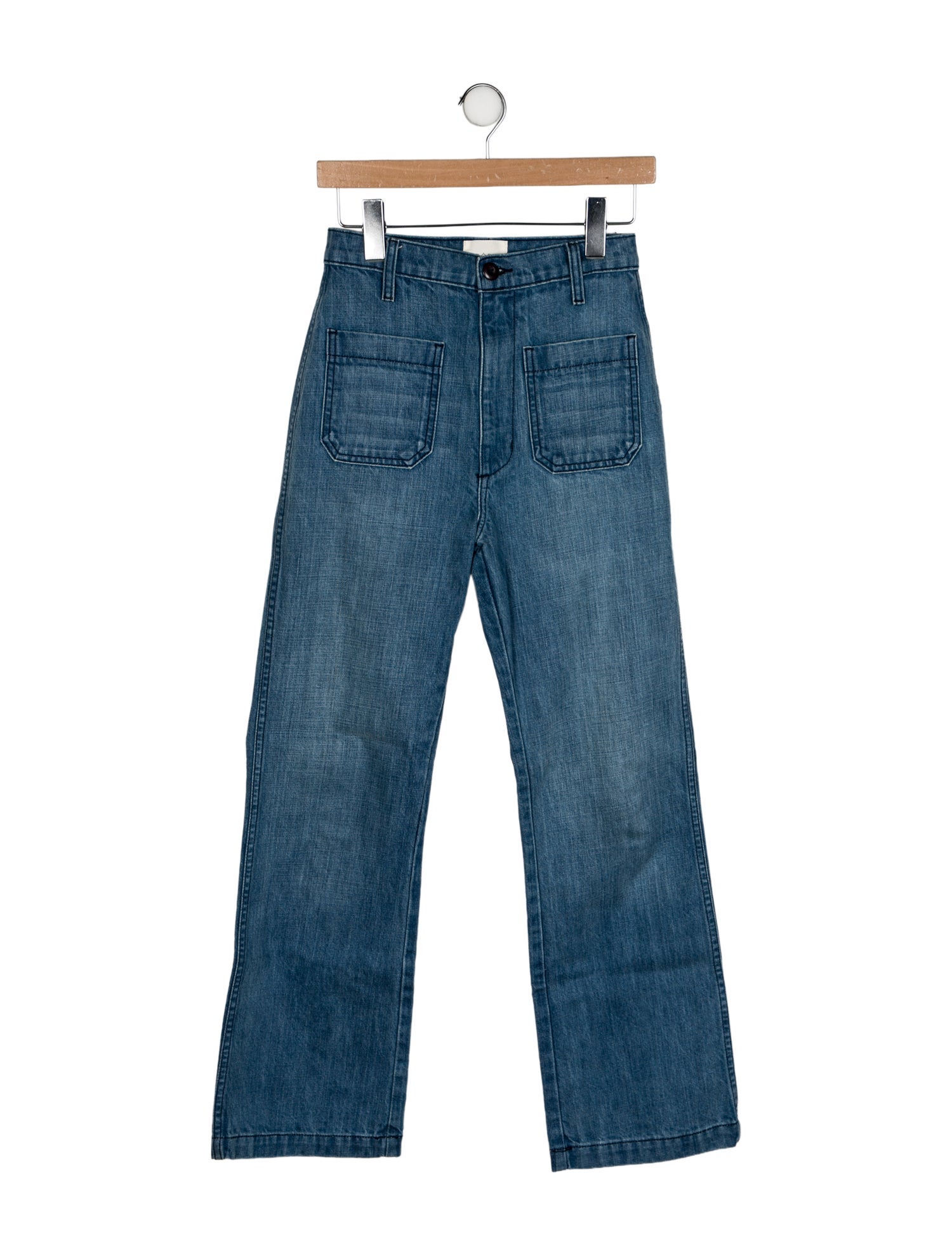 DÔEN High-Rise Straight Leg Jeans
