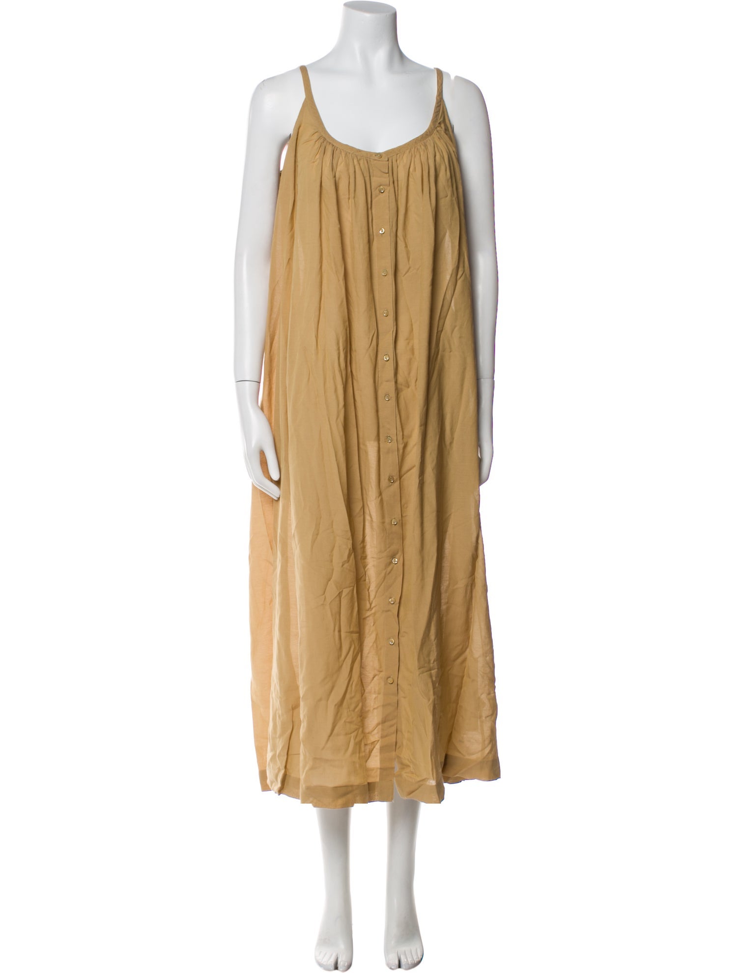 DÔEN Scoop Neck Long Dress