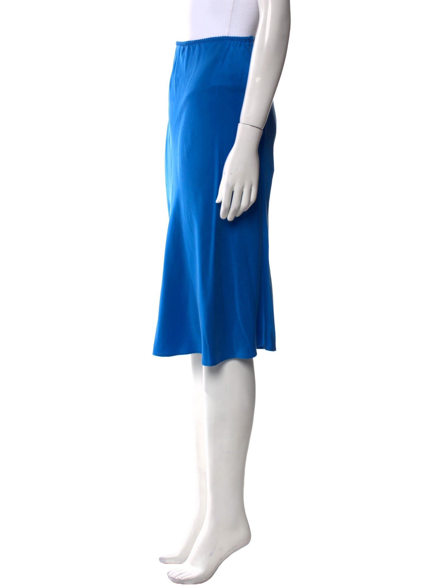 DÔEN Silk Knee-Length Skirt